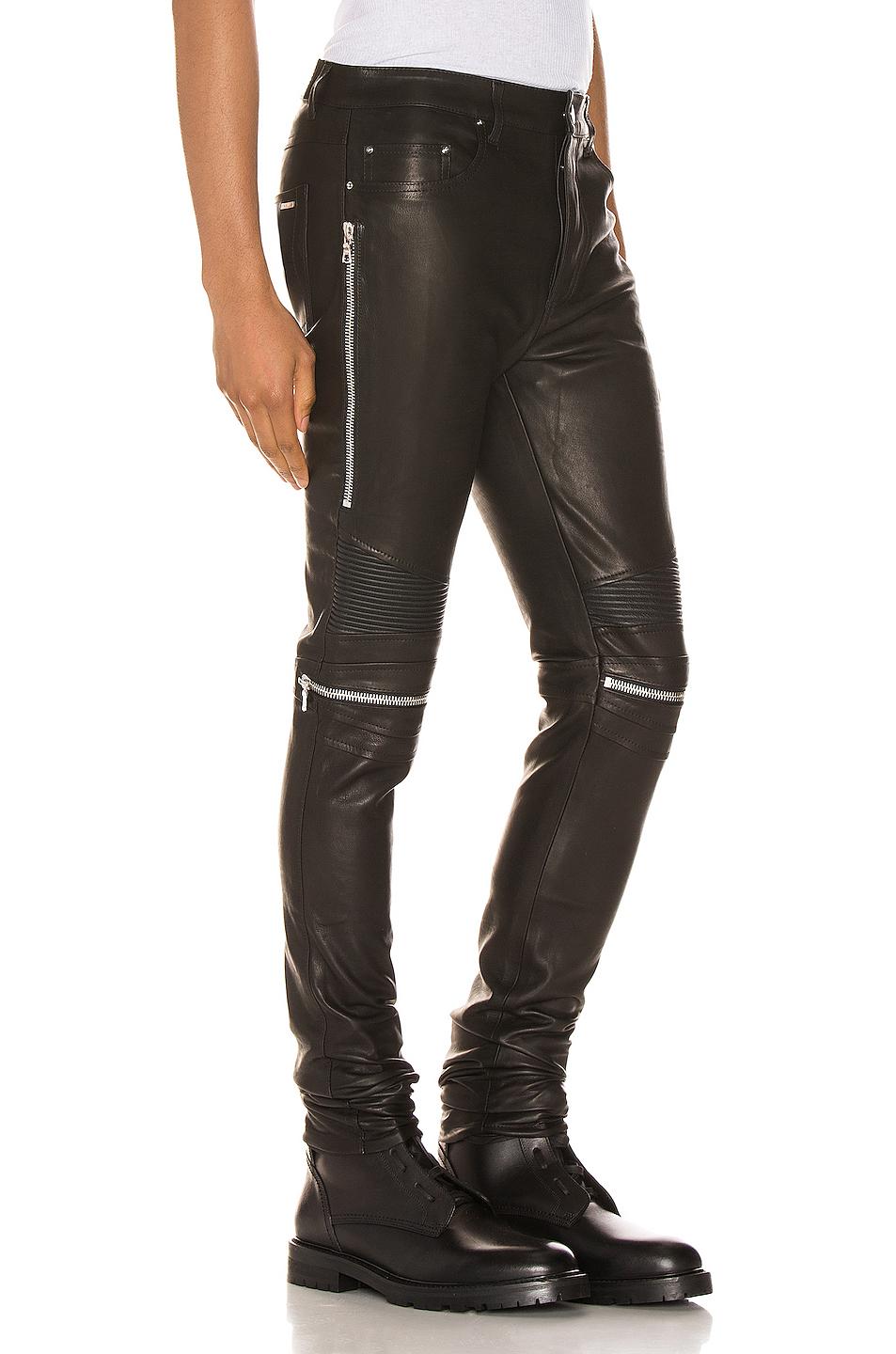 Amiri Mx2 Leather Pants in Black for Men | Lyst