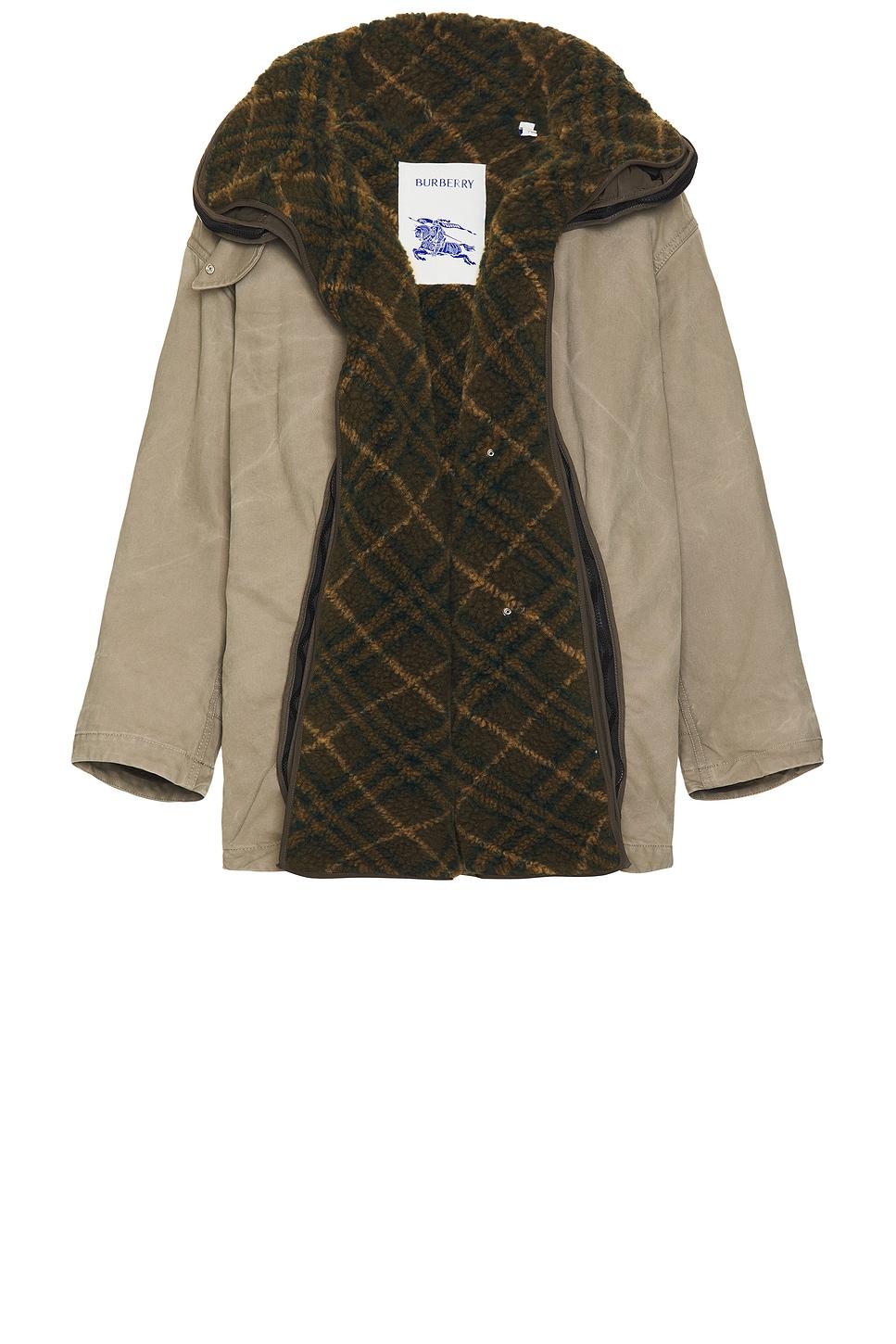 【関税&送料込】Burberry Parka Nylon Cotton Parka in Black - Women | Burberry® Official