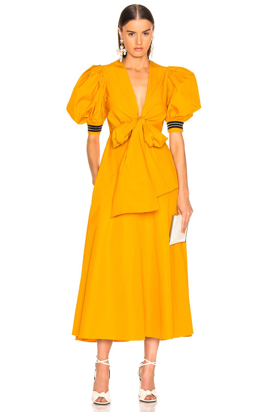 silvia tcherassi yellow dress