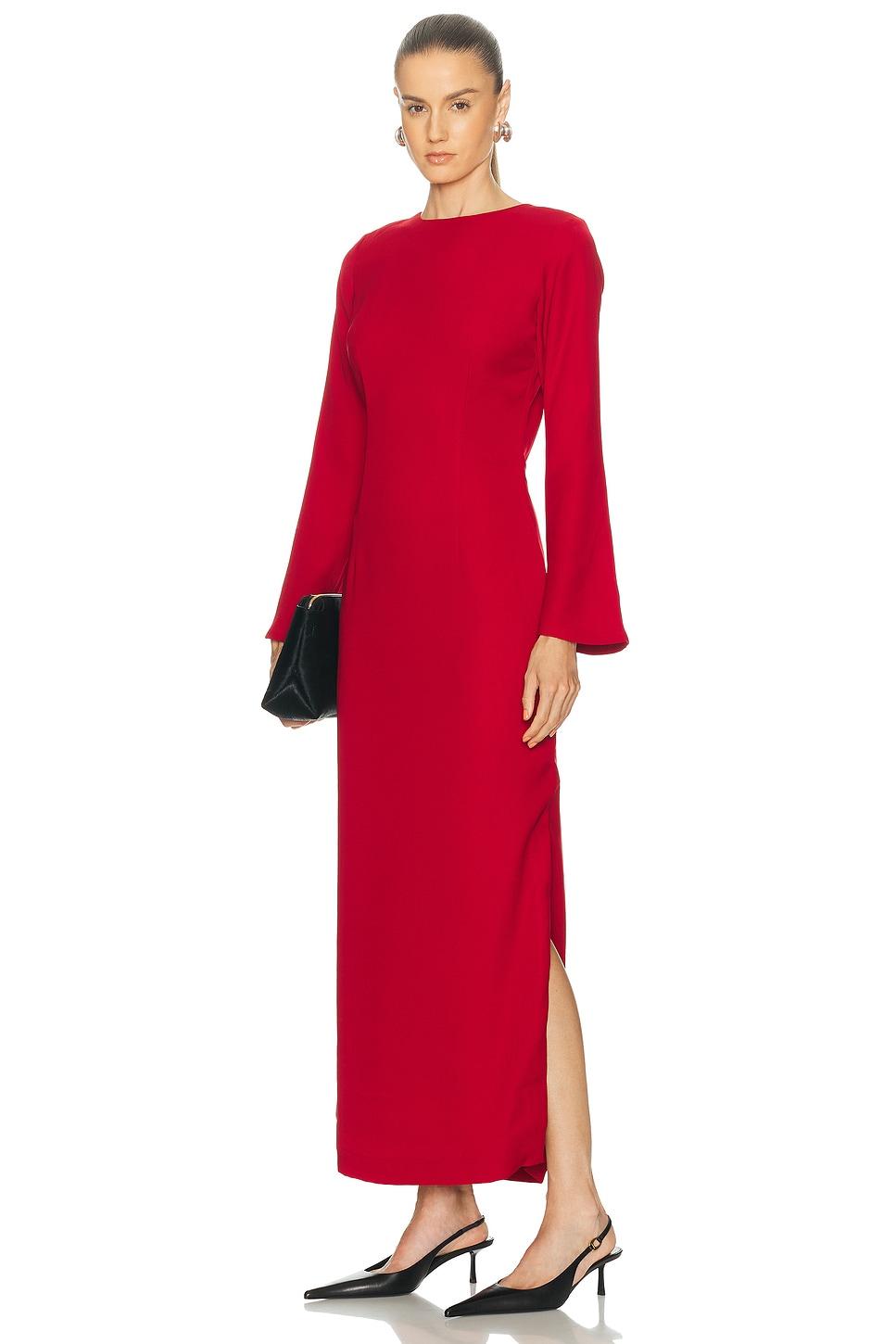 marlies grace grace satin dress Marlies Grace Exclusive Bow-Detailed Satin Midi Dress in Green