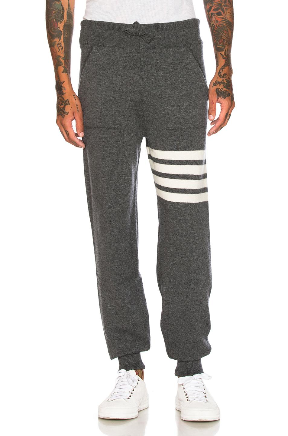 thom browne cashmere sweatpants