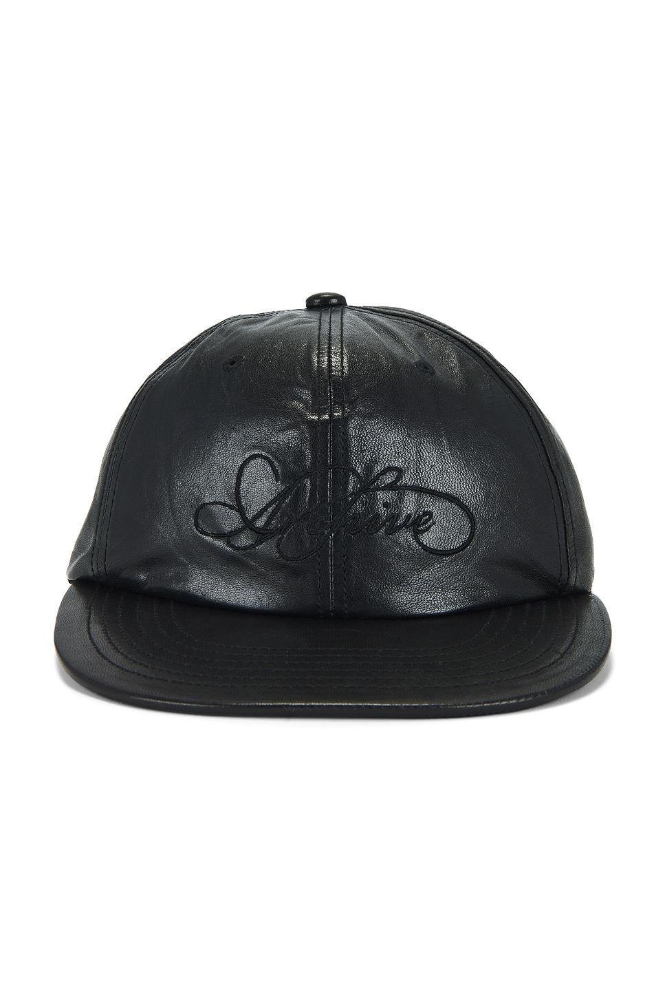 Post Archive Faction PAF 8.0 Leather Cap Right in Black for Men | Lyst