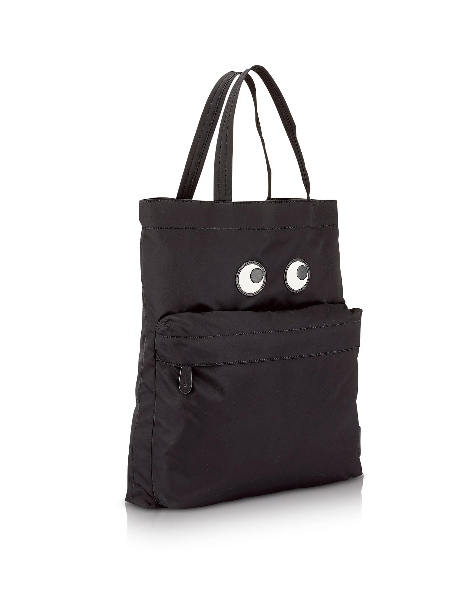 mini eyes nylon tote