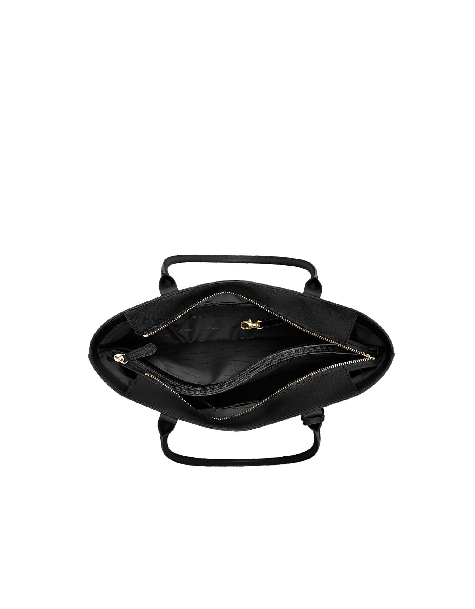 michael kors maddie large crossgrain leather tote