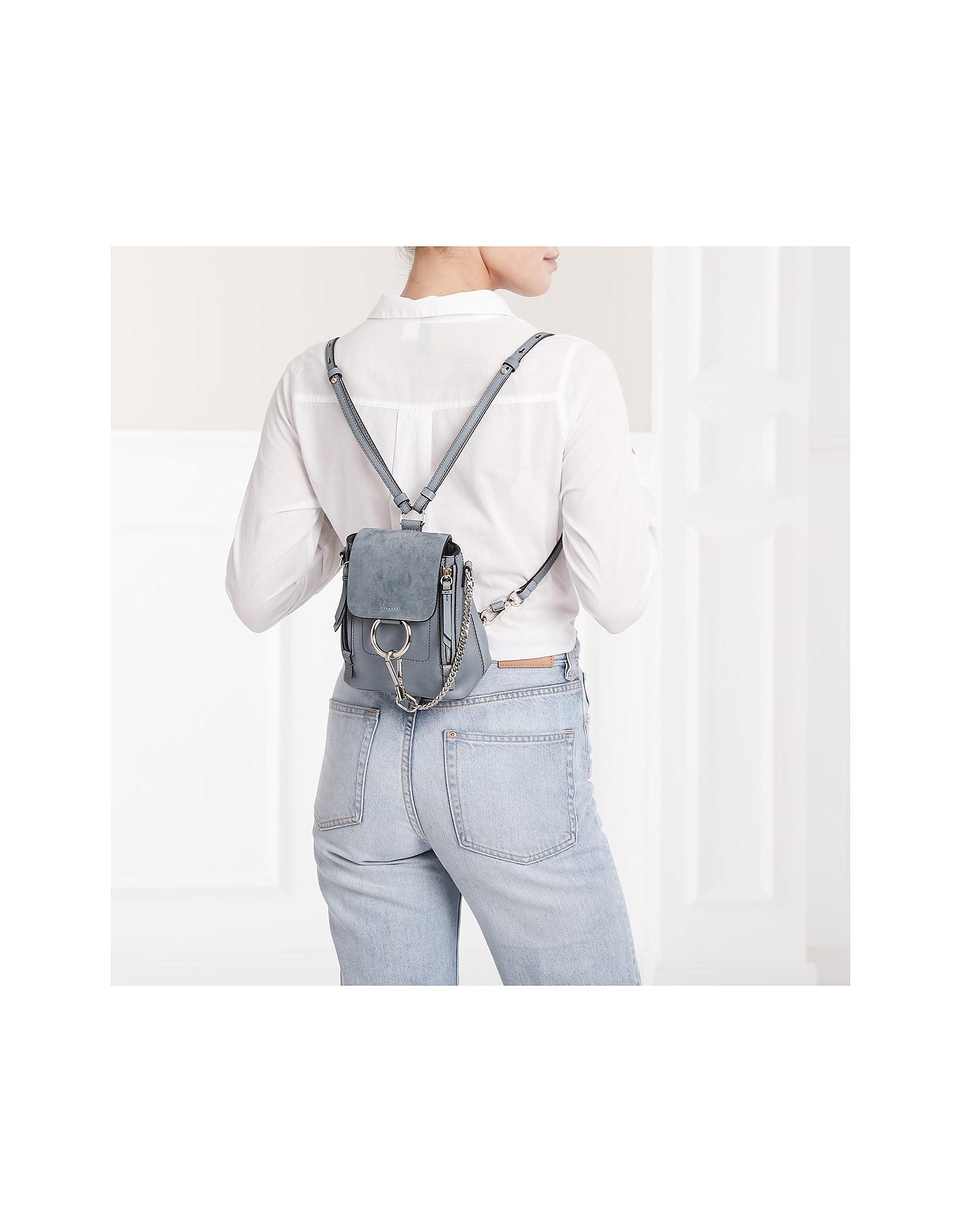 chloe faye backpack cloudy blue