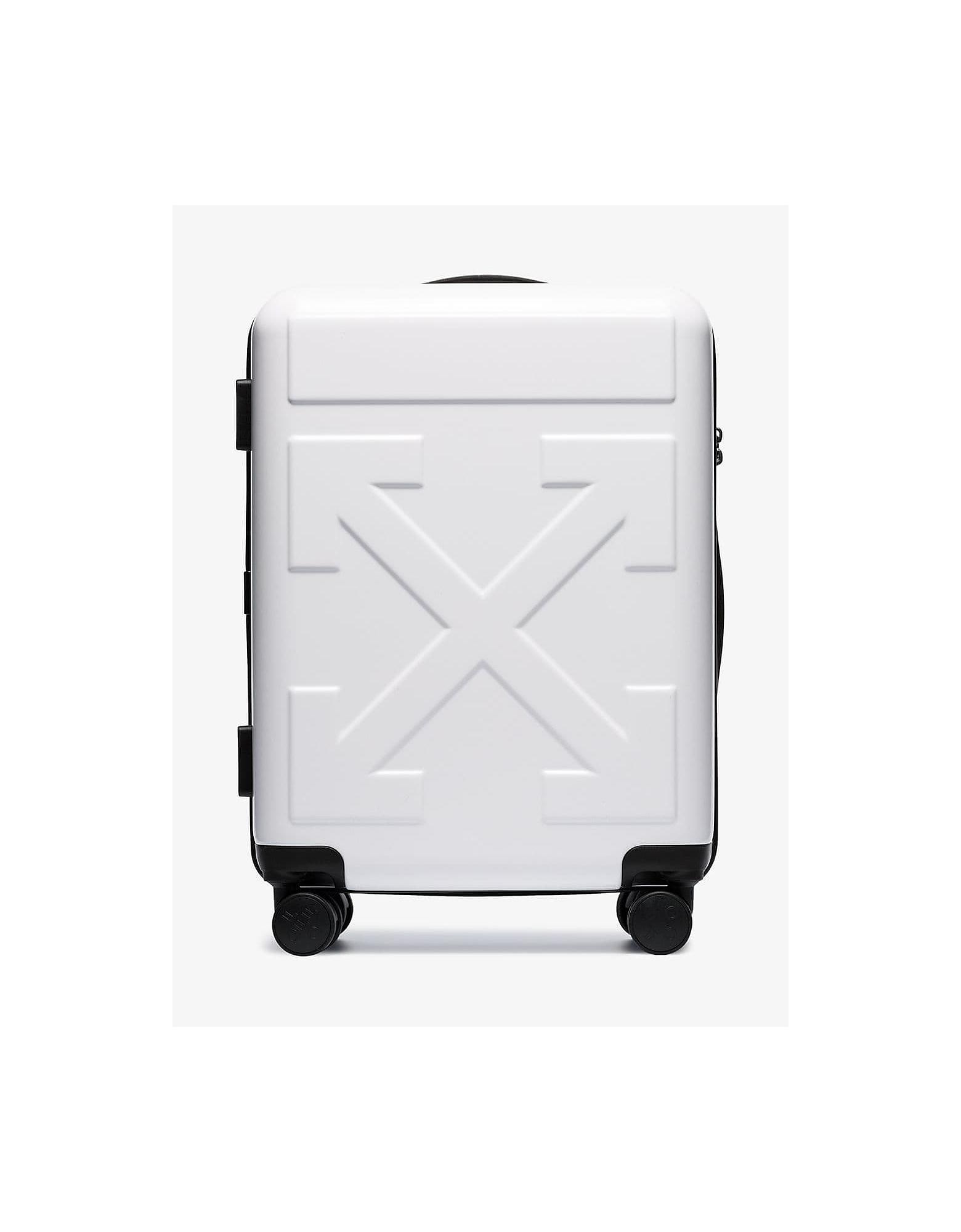 off white travel luggage