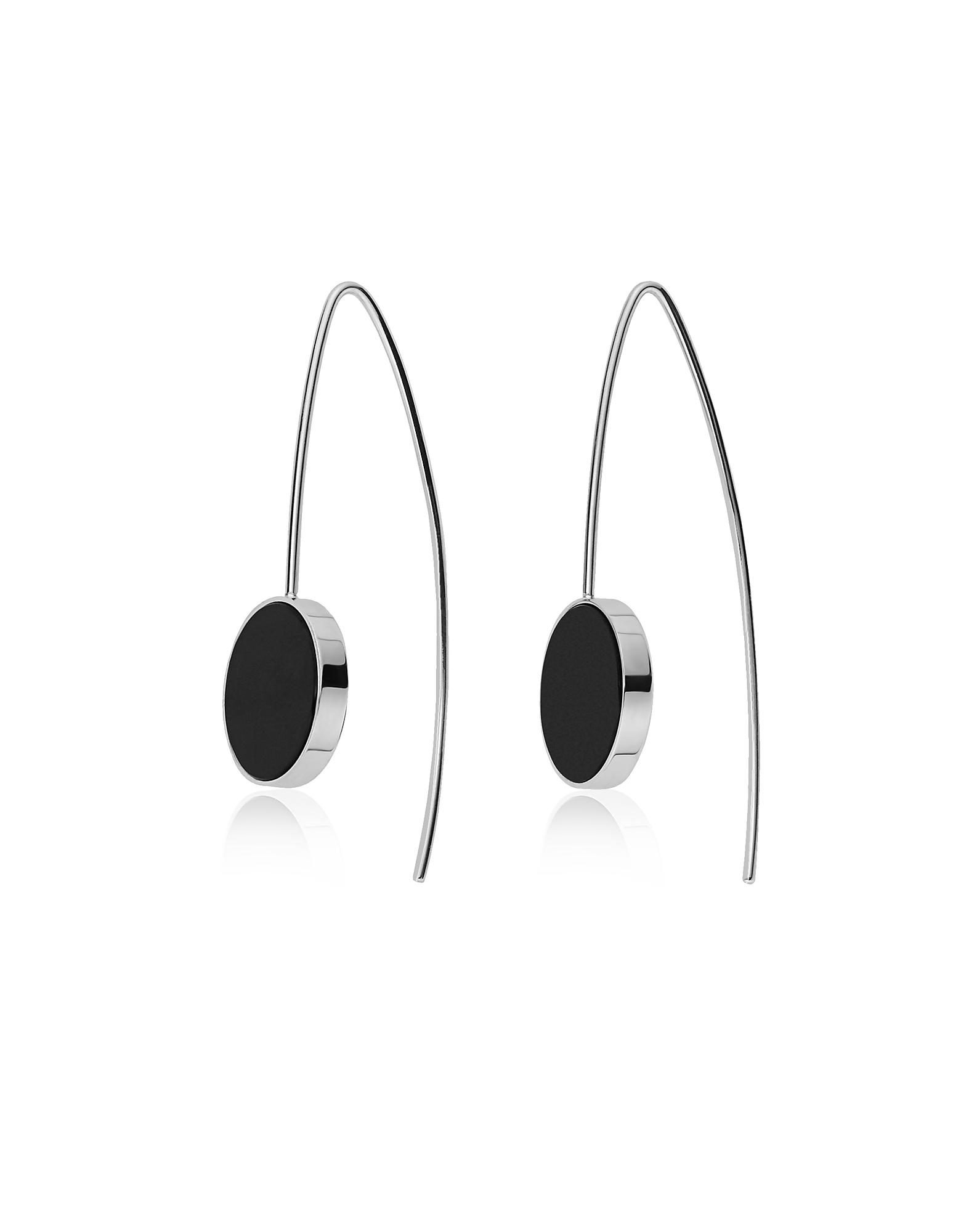 Ellen Onyx Hook Earrings Ellen Onyx Hook Earrings