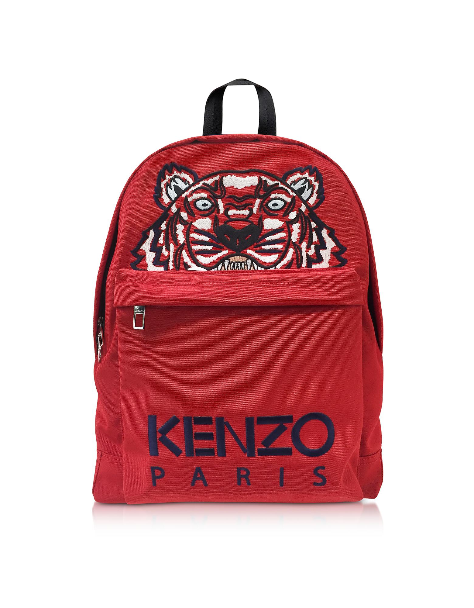 red kenzo backpack