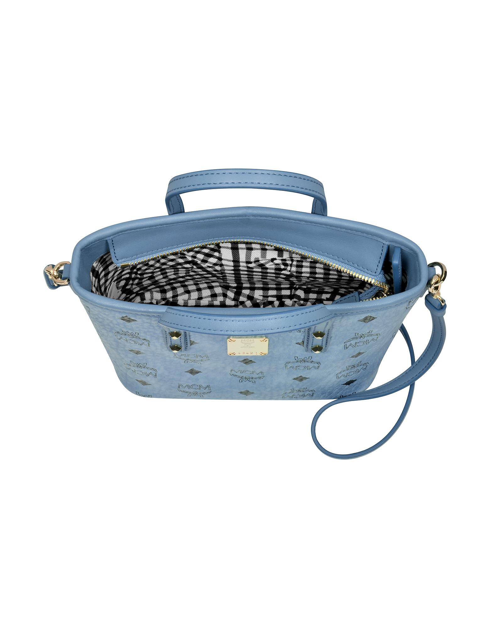mcm mini shopper tote