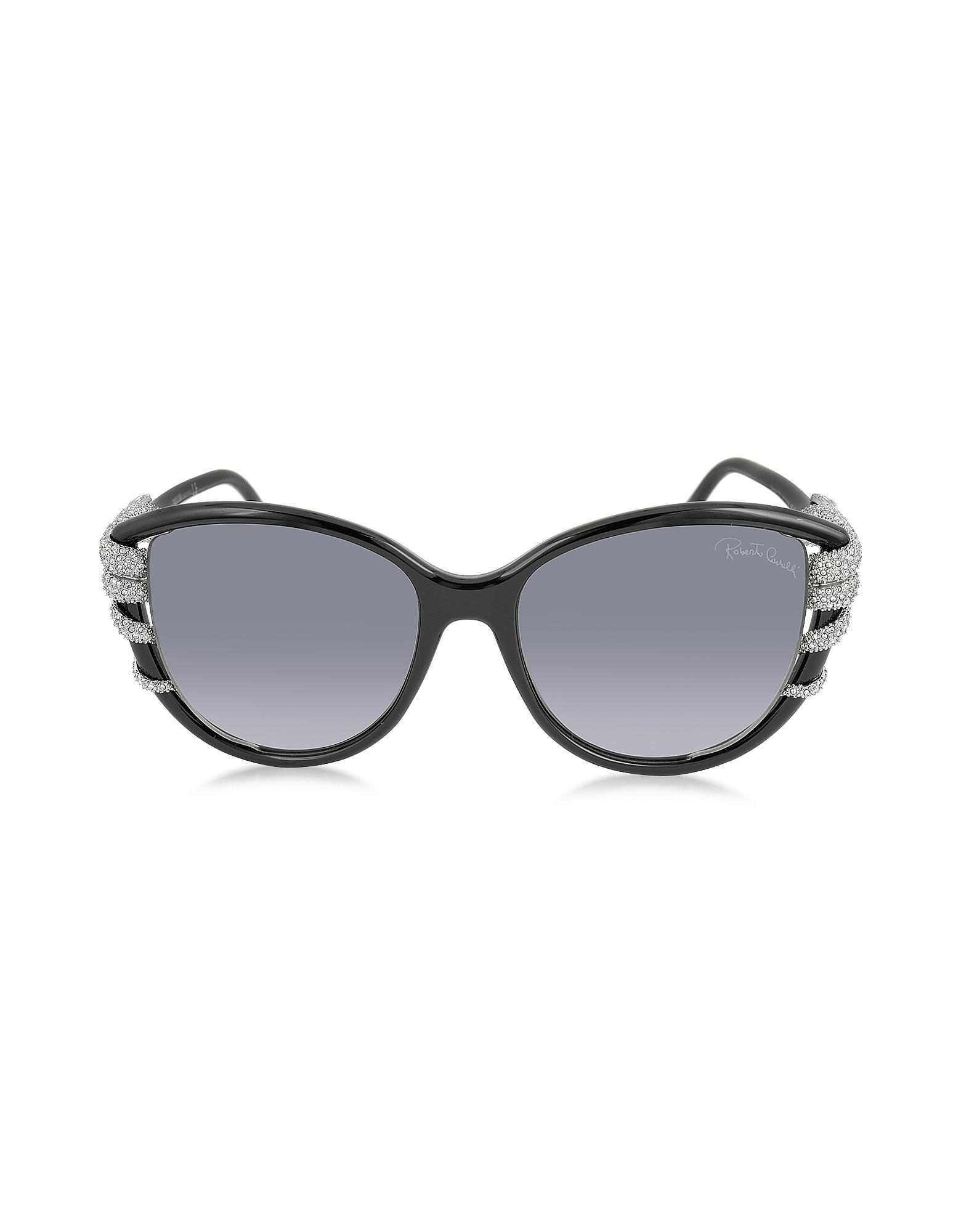Roberto Cavalli Sterope 972s Acetate And Crystals Cat Eye Women's