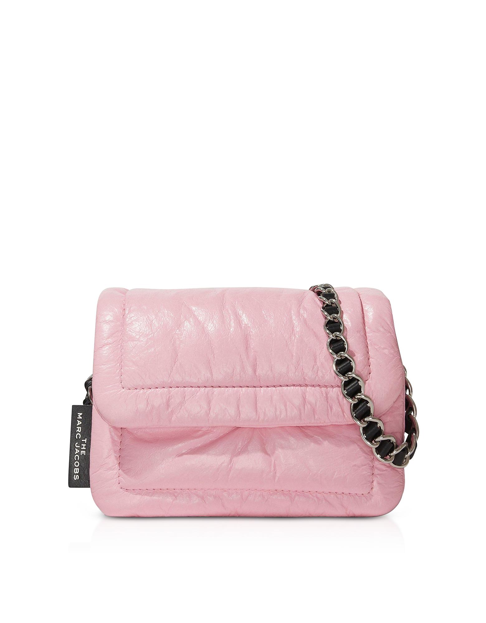 Marc Jacobs The Mini Pillow Powder Pink Leather Crossbody Bag Lyst