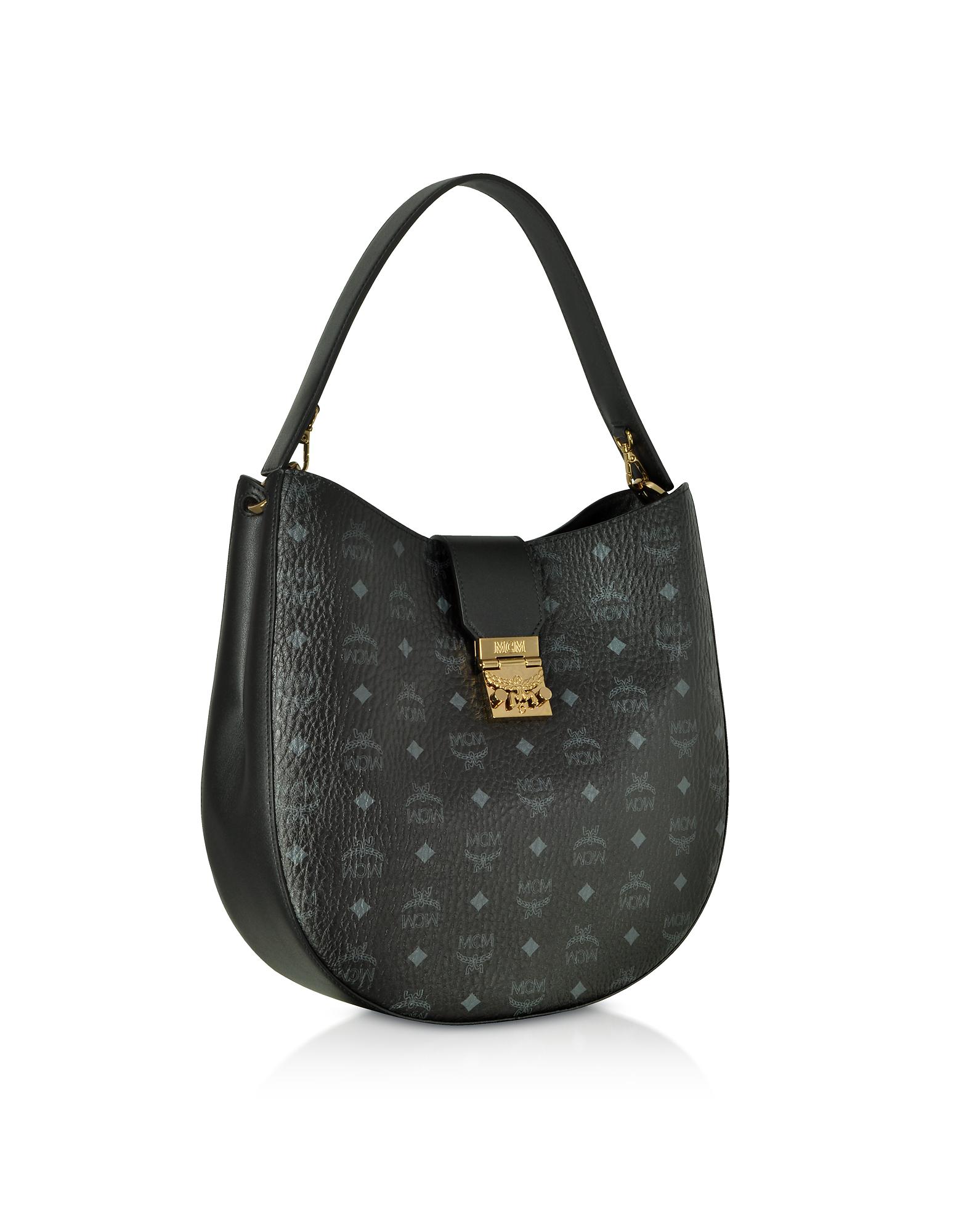 mcm black hobo bolsa