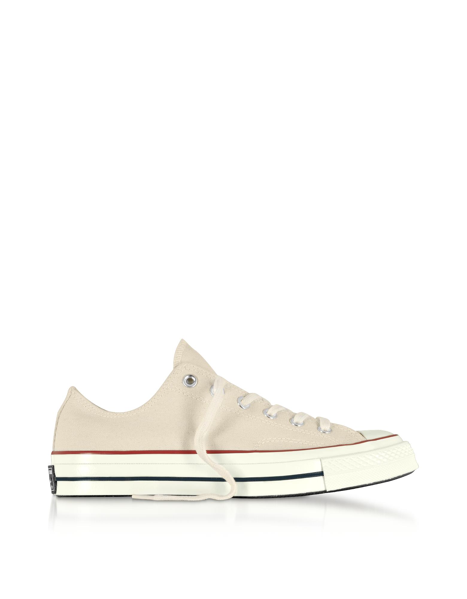 converse low cut cream