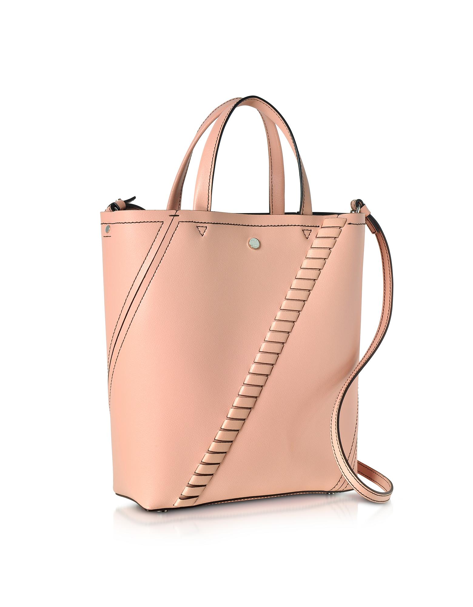 Multicolor Hex Tote Mini Leather Proenza Schouler Deep Bag Blush Grain dCxreBo
