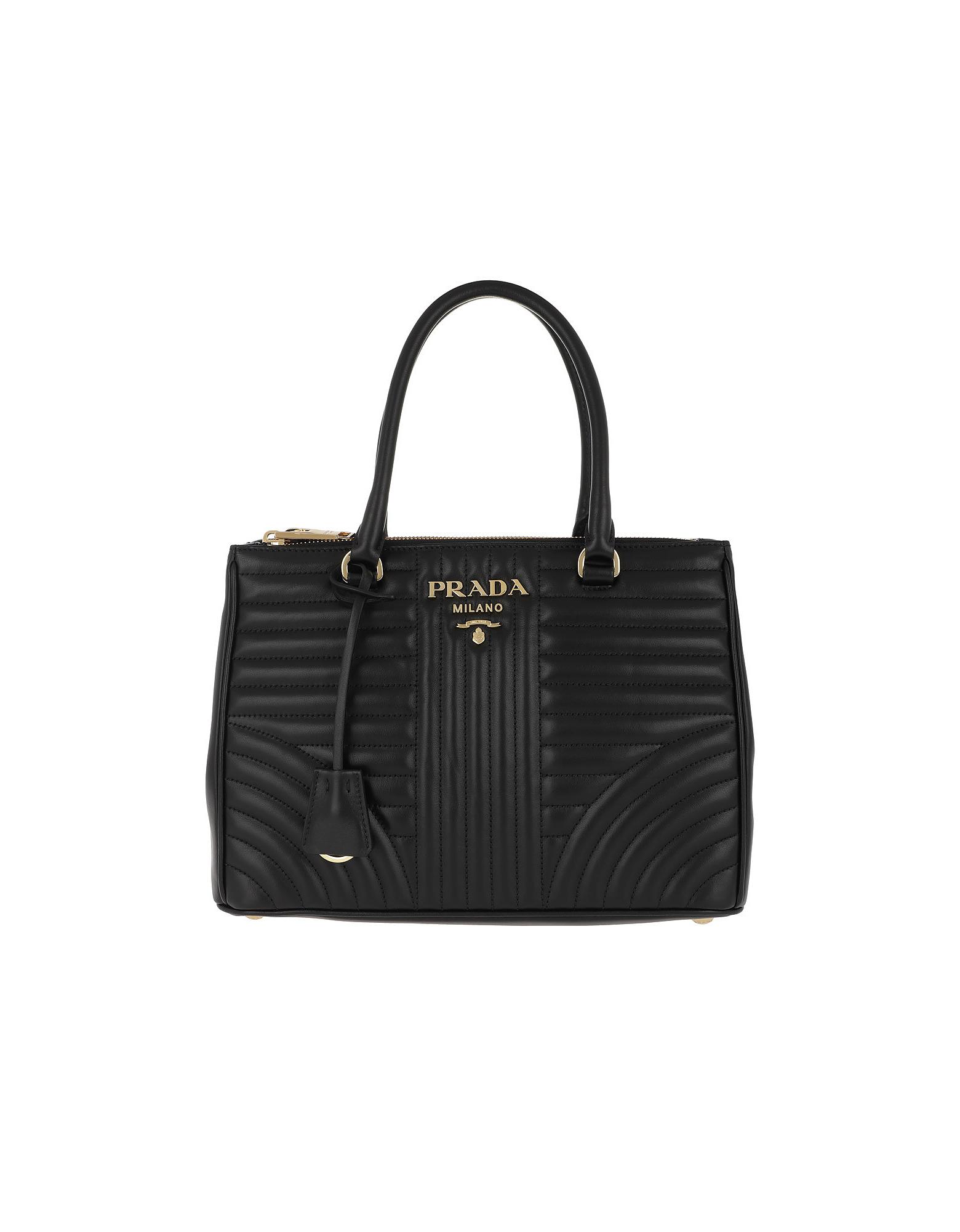 prada galleria bag black