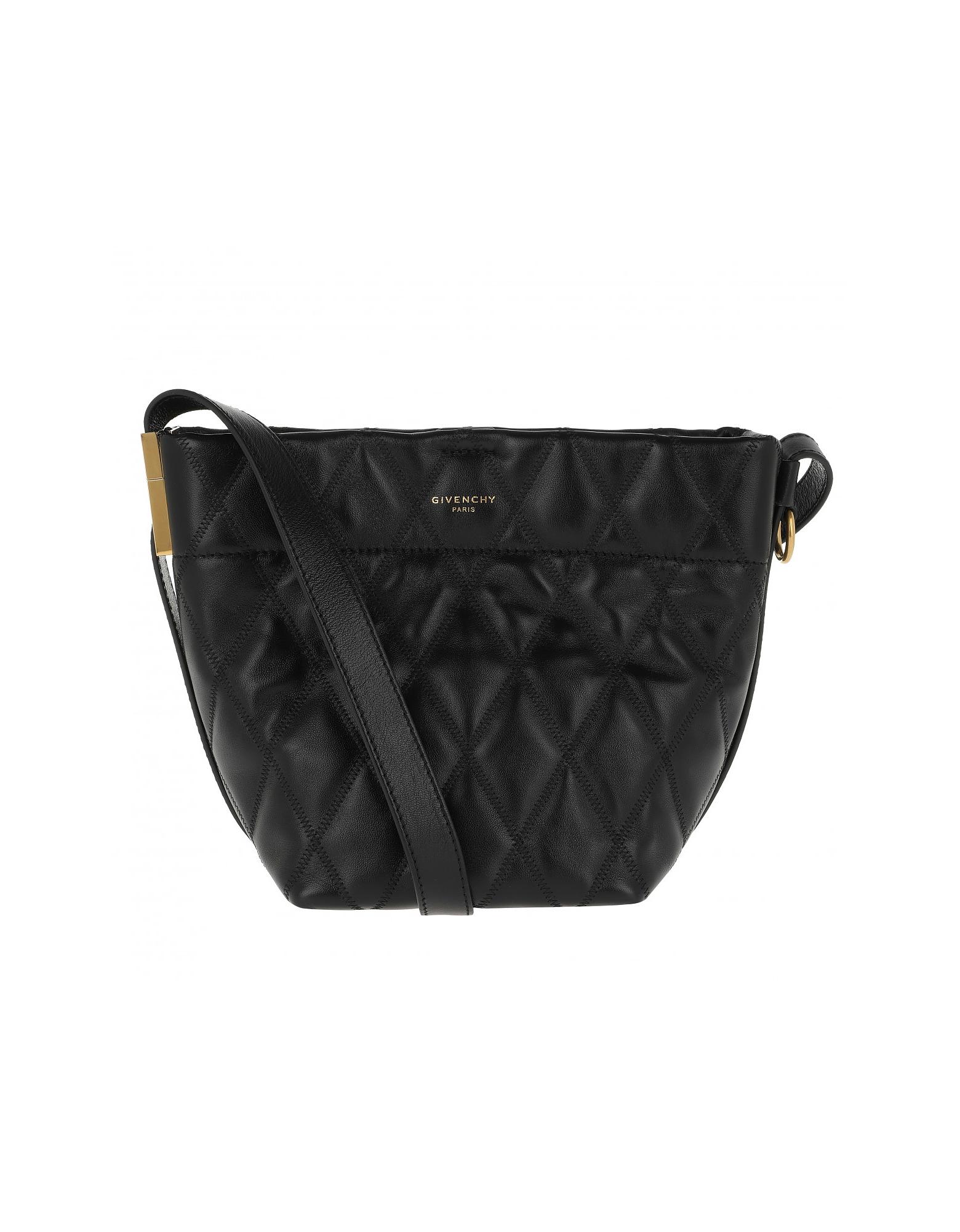 givenchy gv quilted mini bucket bag
