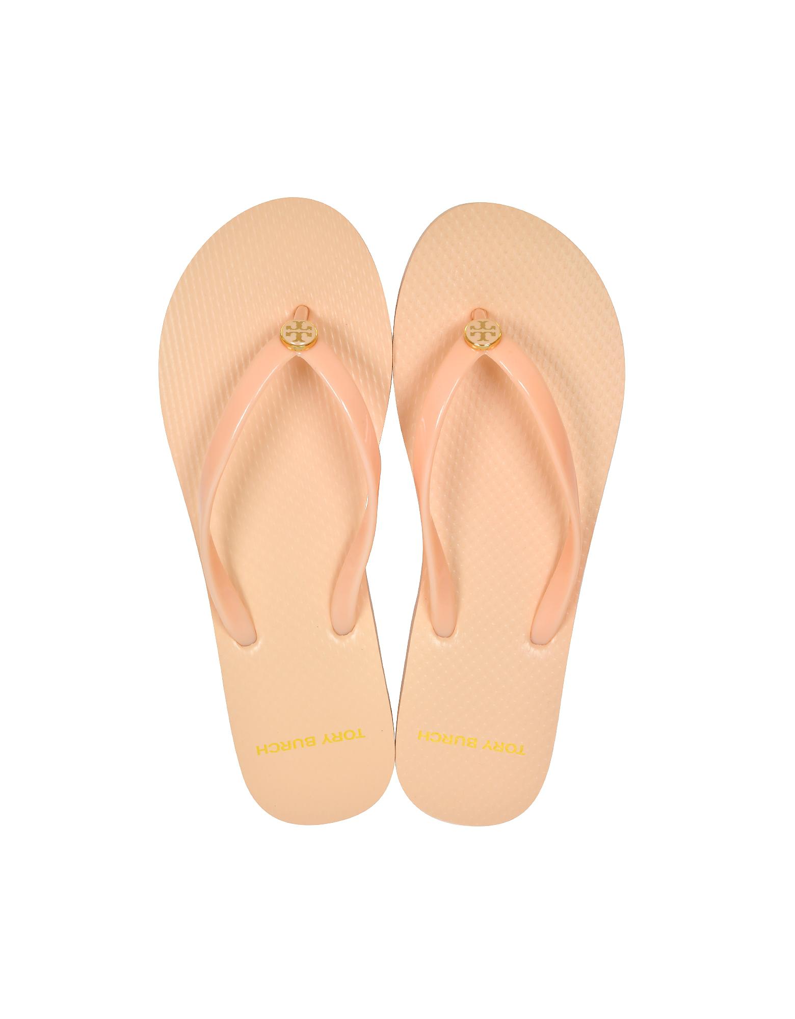 tory burch blush flip flops