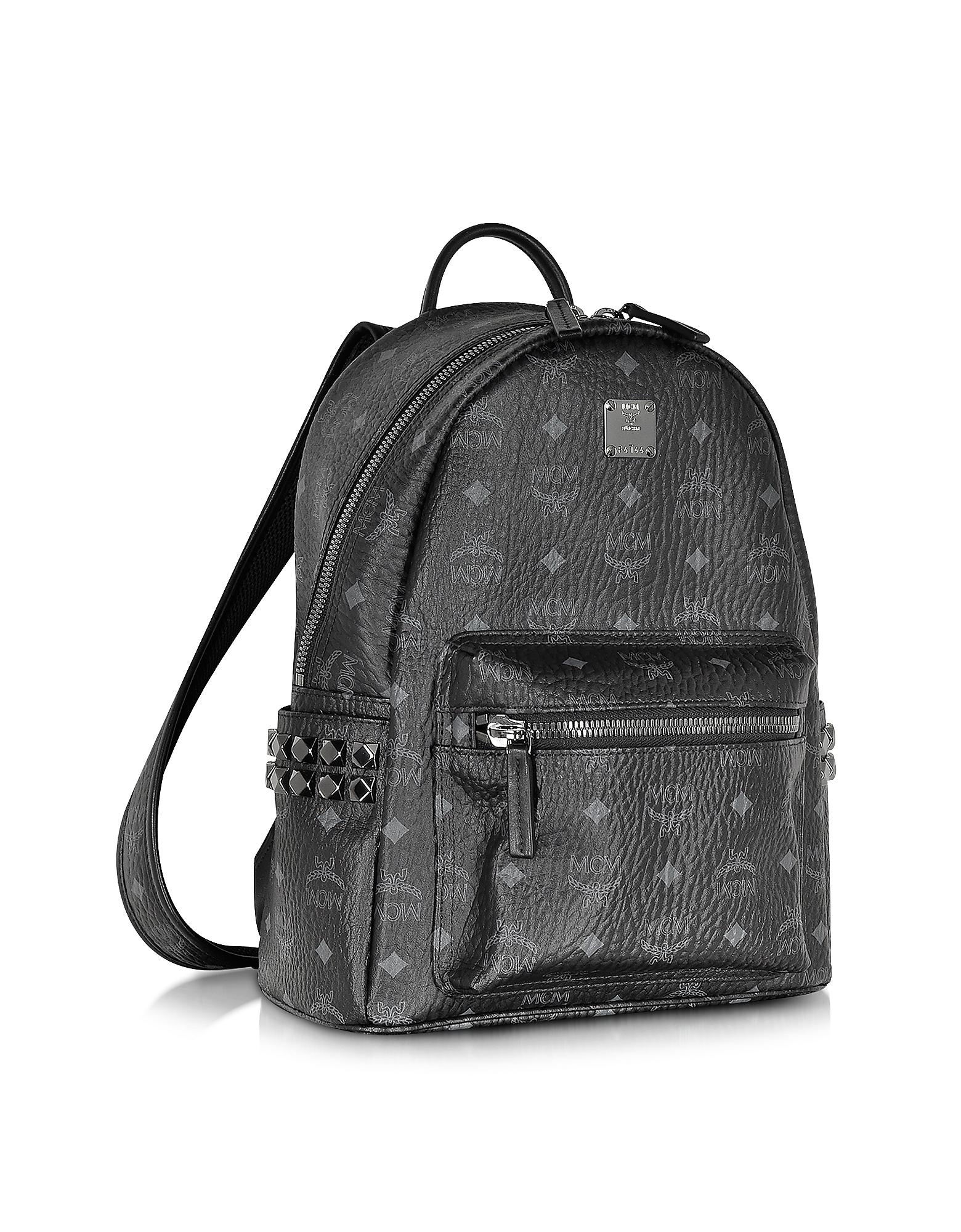 MCM Stark Black Small Backpack for Men Lyst
