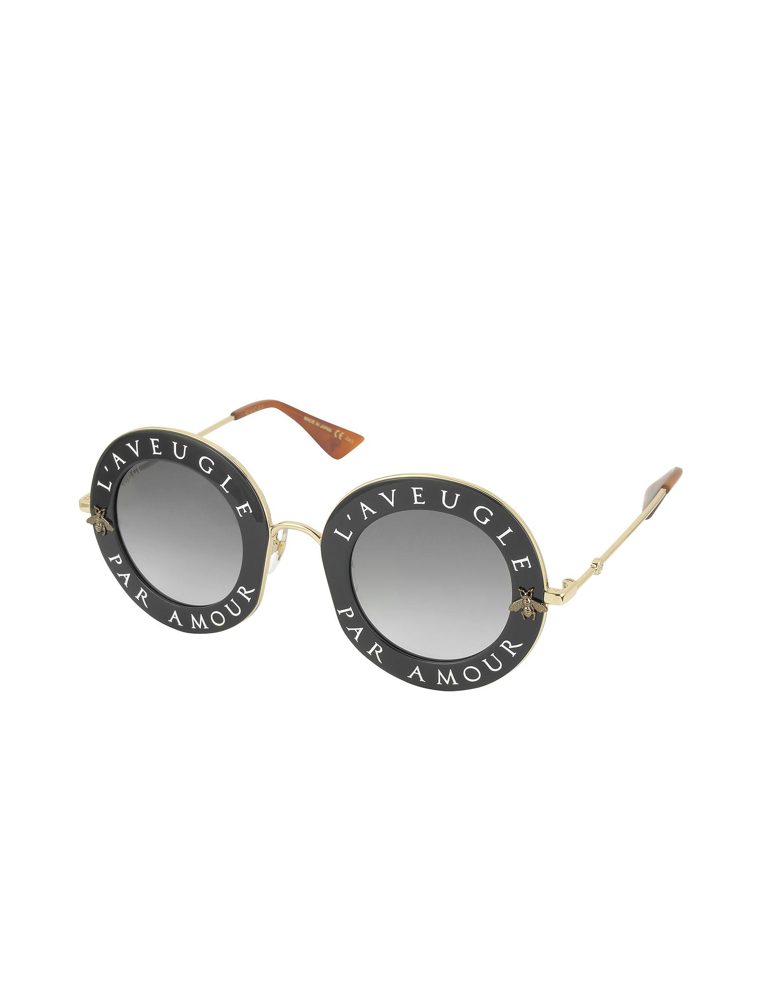 gucci round sunglasses womens