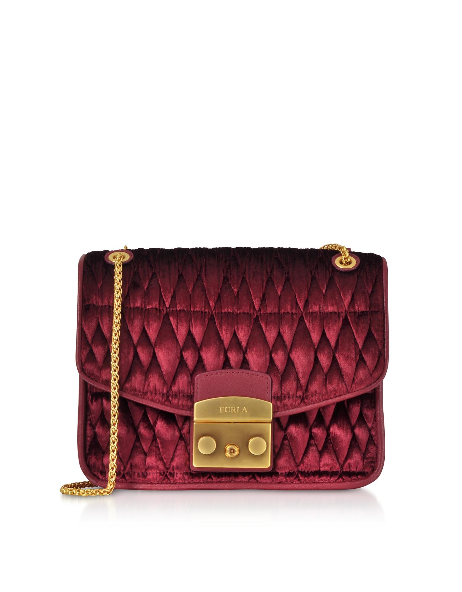 furla velvet bag
