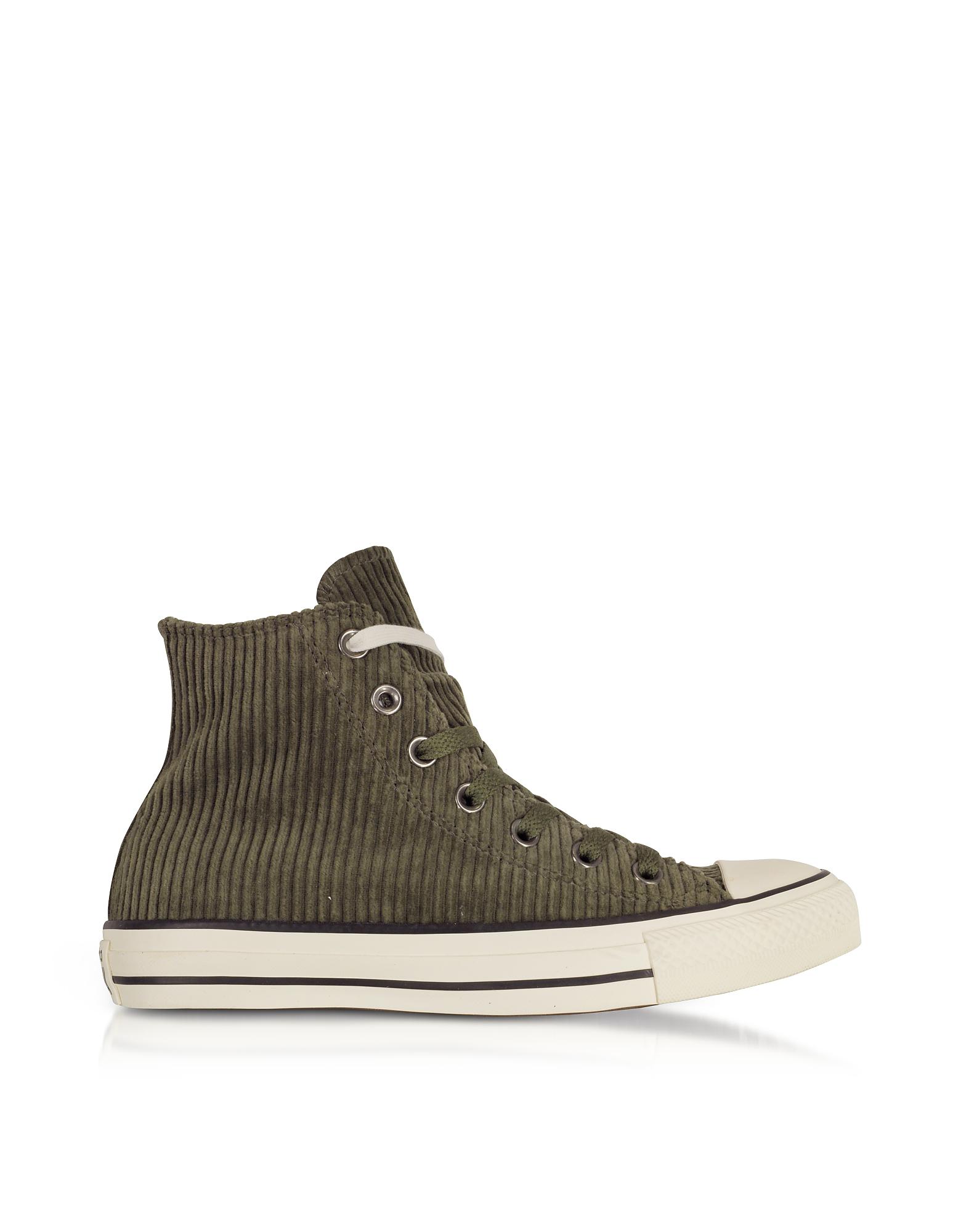 corduroy high top converse