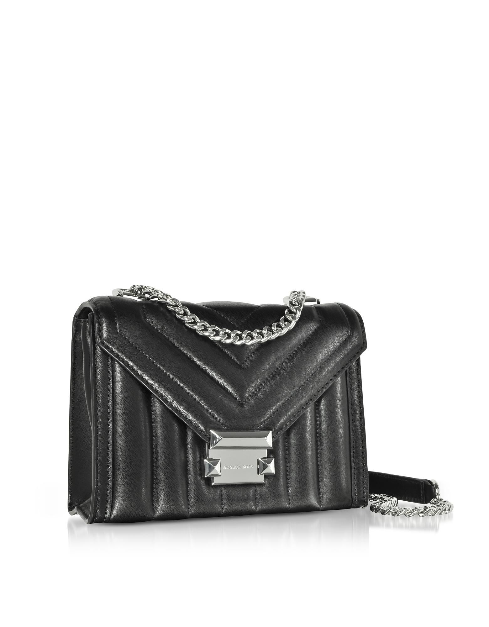 whitney small leather convertible shoulder bag