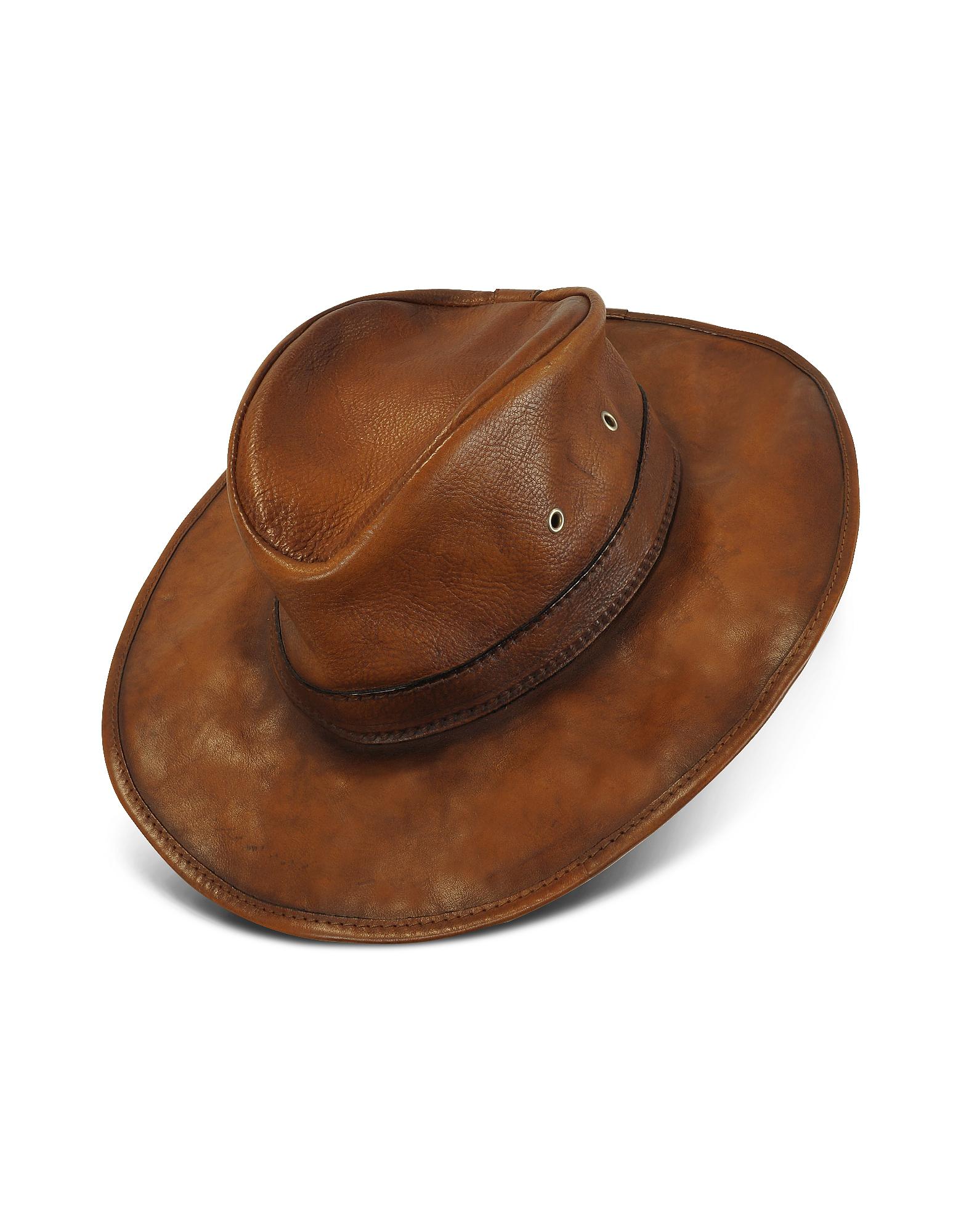 genuine leather hat