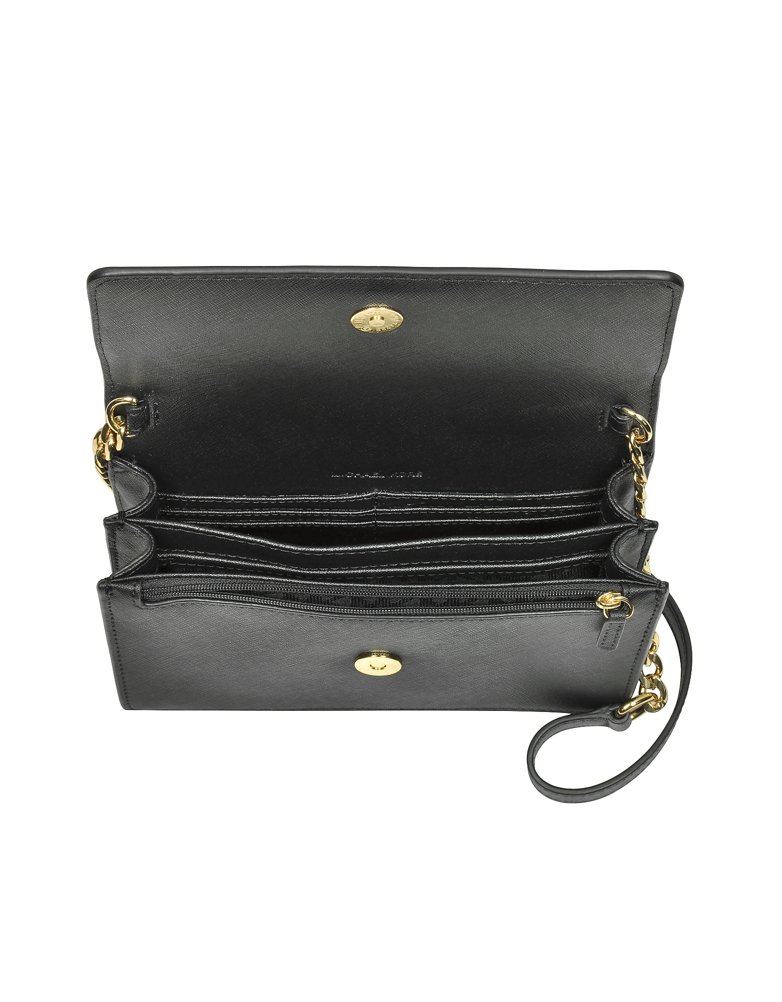 Michael Kors Daniela Small Saffiano Leather Crossbody Bag in Black - Lyst