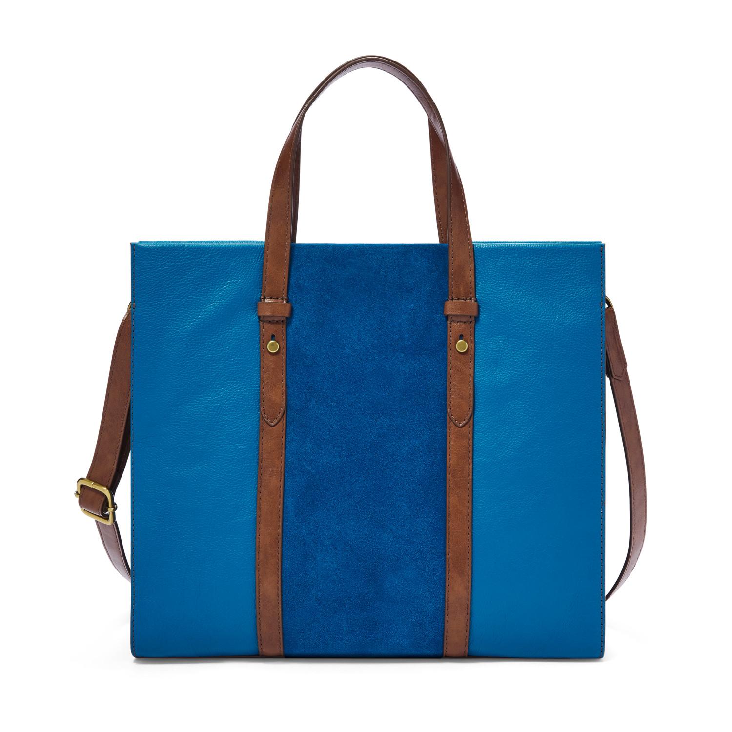fossil kingston tote