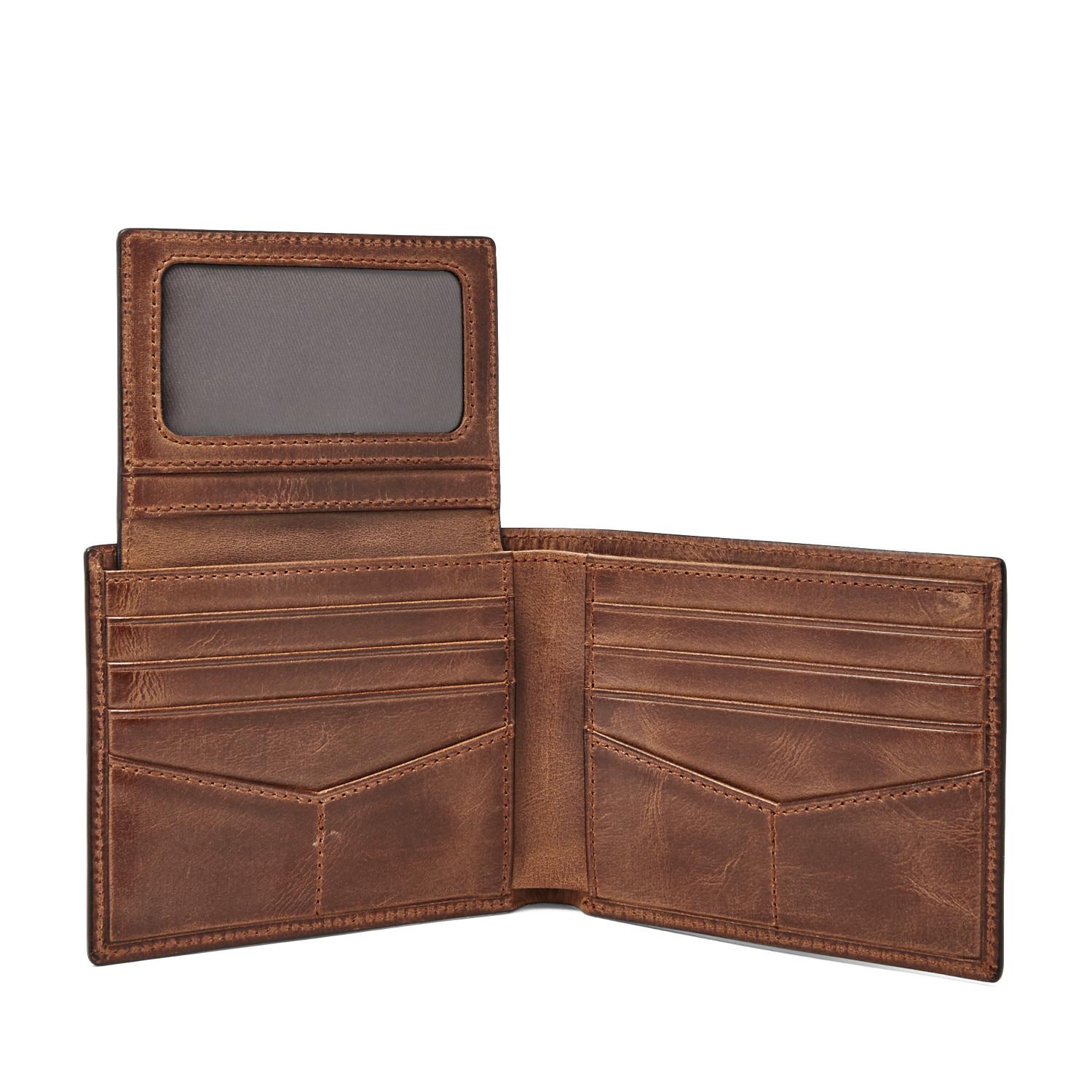 Fossil Rfid Wallet Mens Fossil Relic By Leather Rfid Blocking