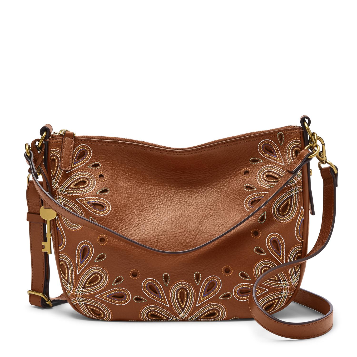 Fossil Leather Jolie Crossbody in Brown Lyst Canada