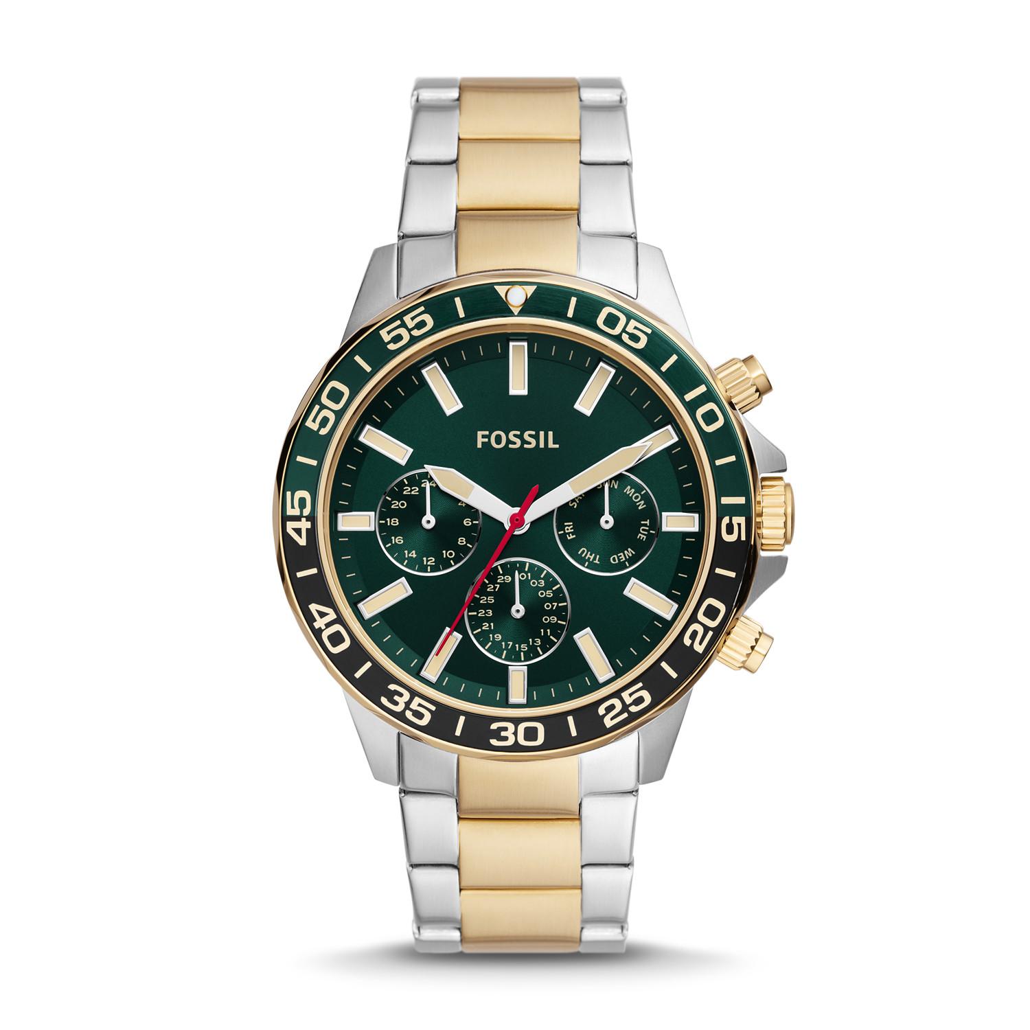 Men's Two-Tone Link Bracelet In Stainless Steel & Tungsten