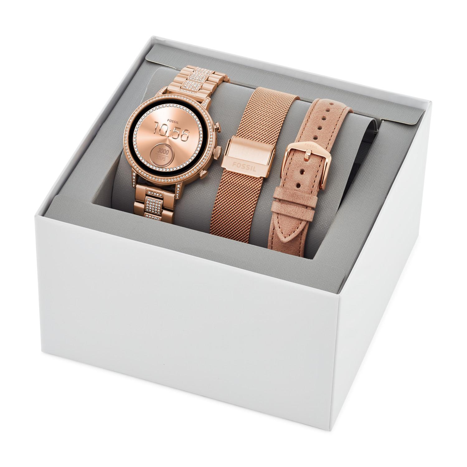 fossil rose gold smartwatch gen 4