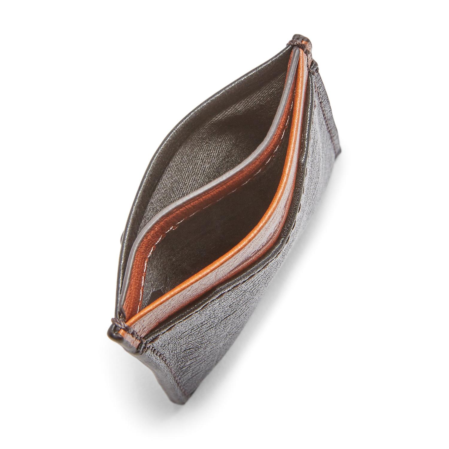 Fossil Leather Easton Rfid Front Pocket Wallet Wallet Black Multi for Men - Lyst