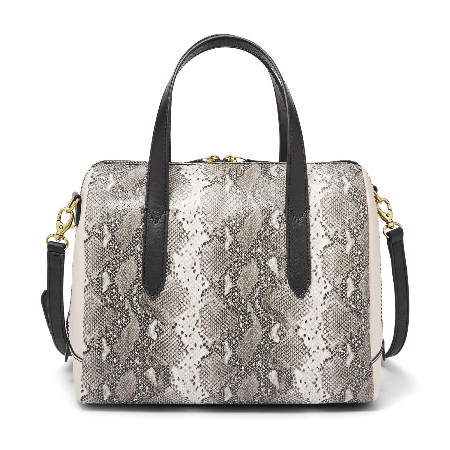 Fossil Sydney Satchel Handbags Python Save 50 Lyst Fossil Sydney Satchel Handbags Python