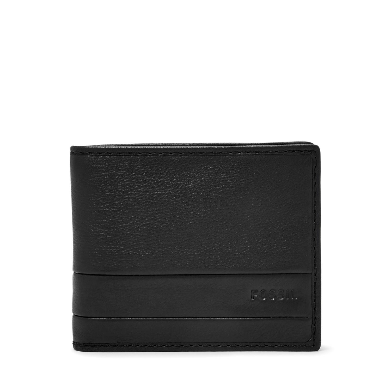 Fossil Leather Lufkin Bifold Wallet 