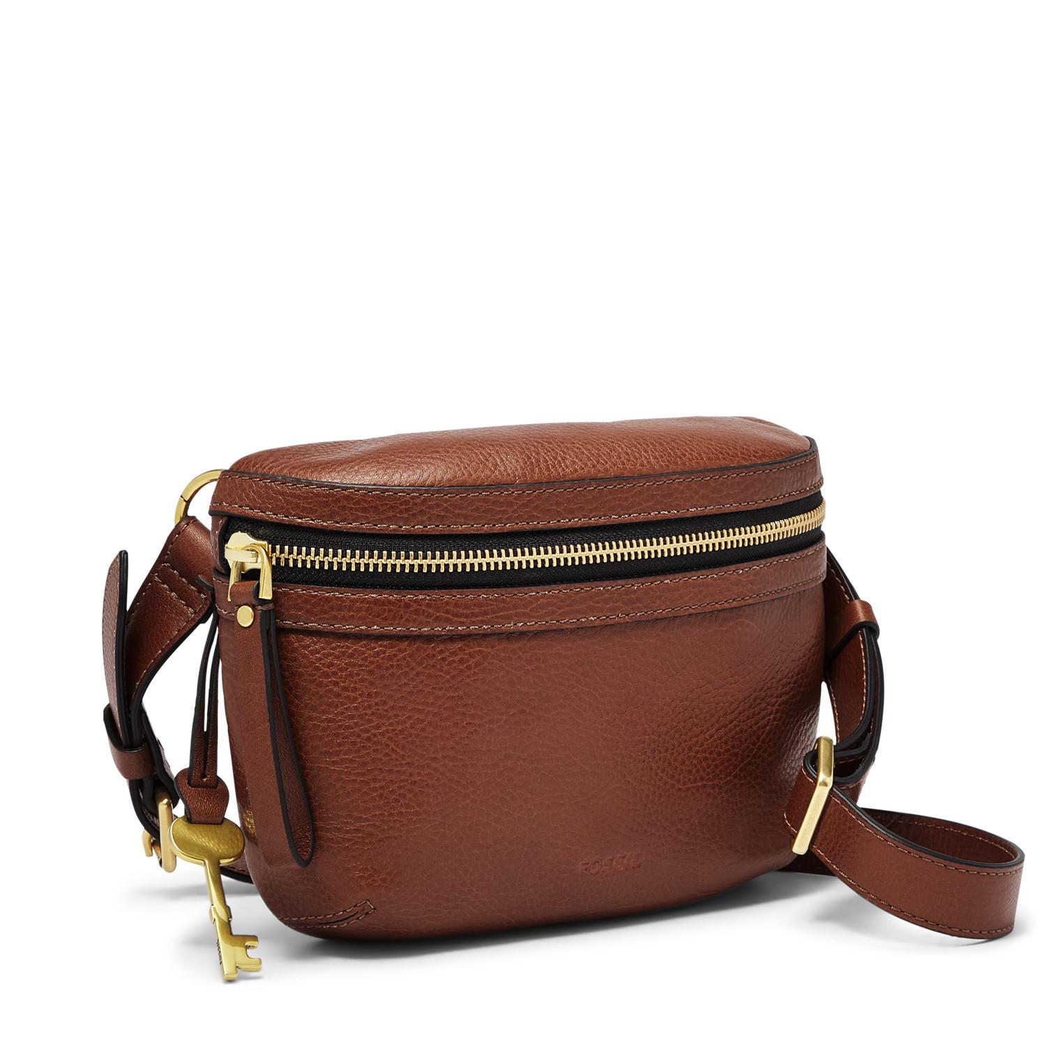 Fossil Leather Brenna Belt Bag Accessories Brown - Lyst