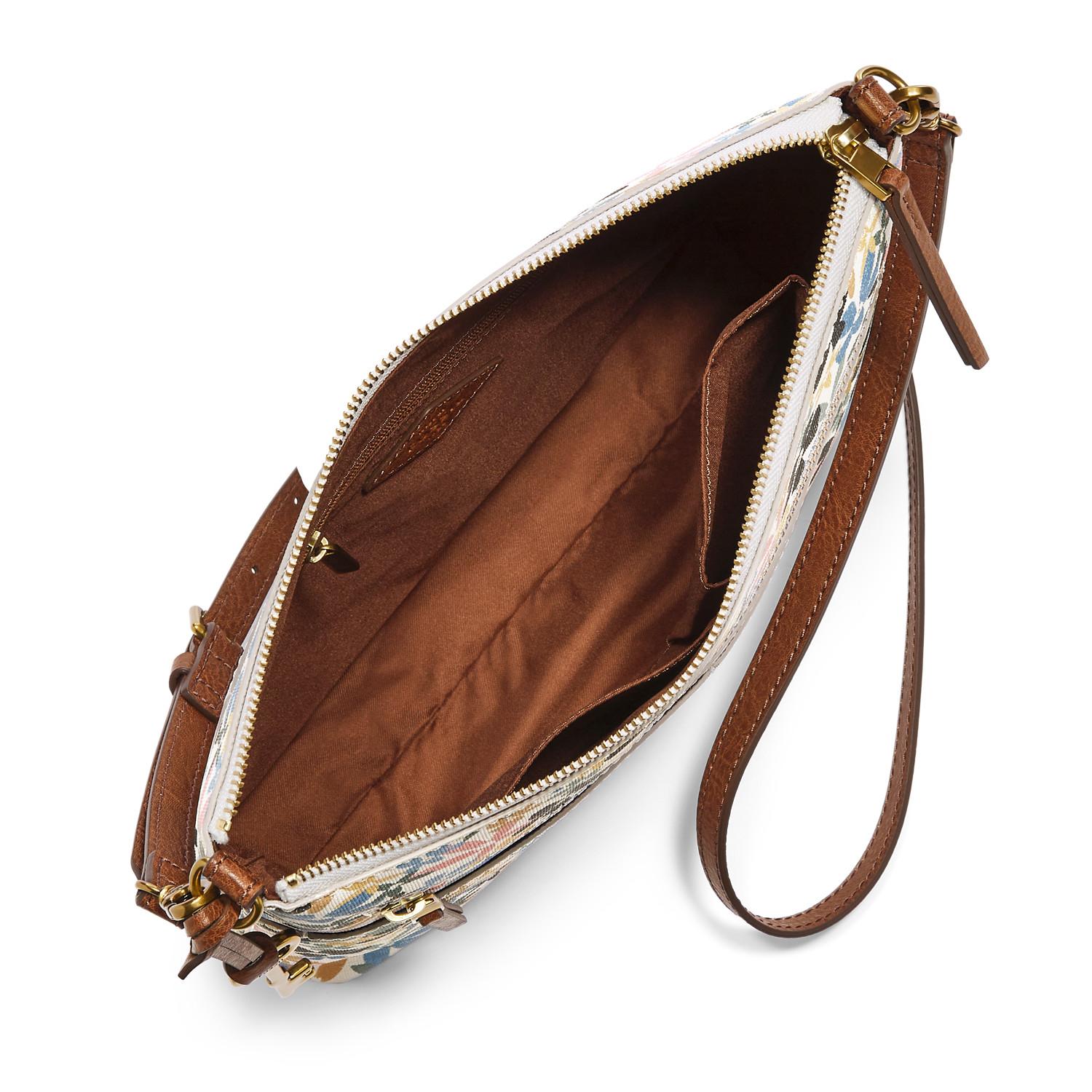 取寄 フォッシル Blue Crossbody East Fiona Fossil Leather Smokey West Women レディース 21春大特価セール レディース