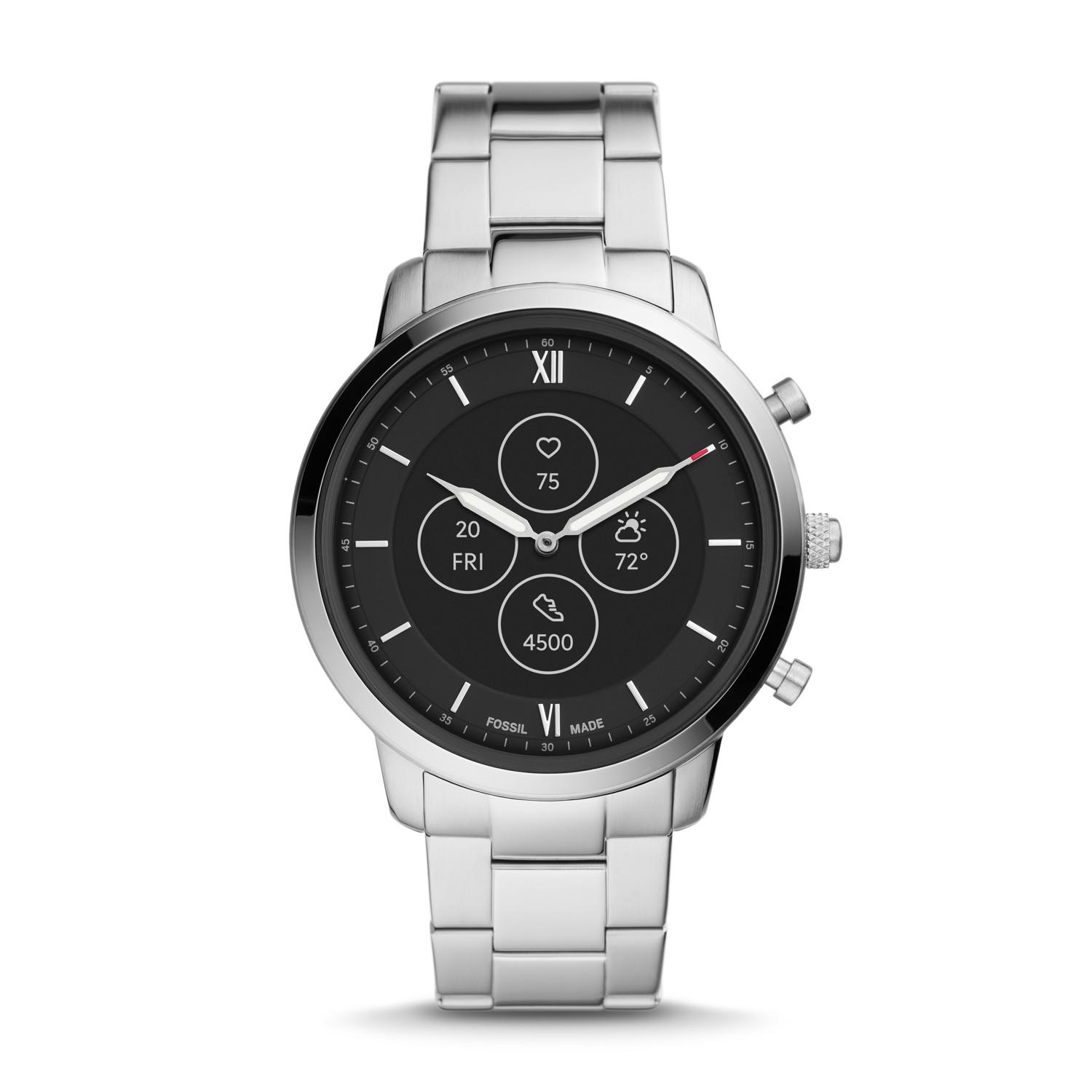 Fossil men's 42mm collider hr hotsell
