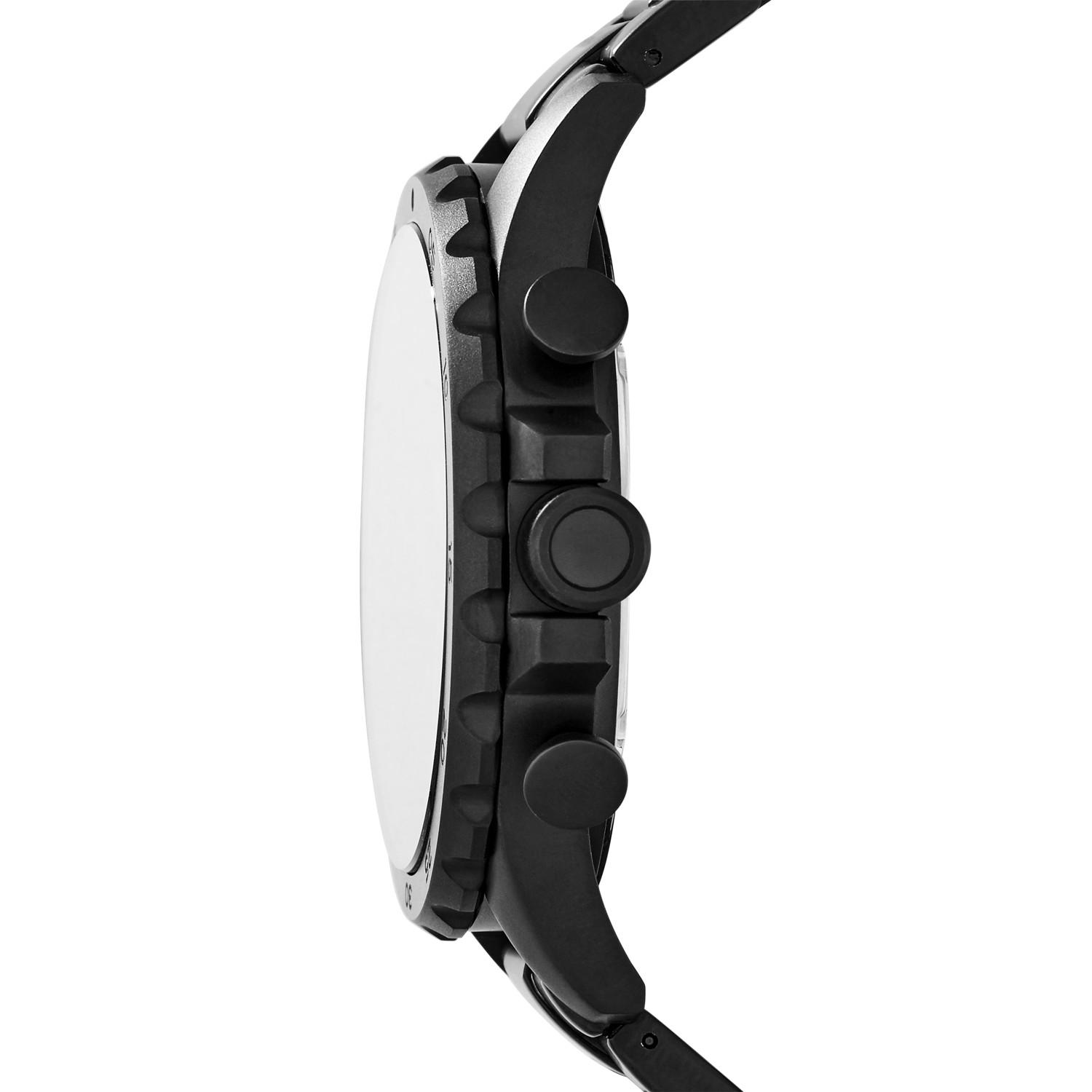 Fossil Nate Quartz Stainless Steel 