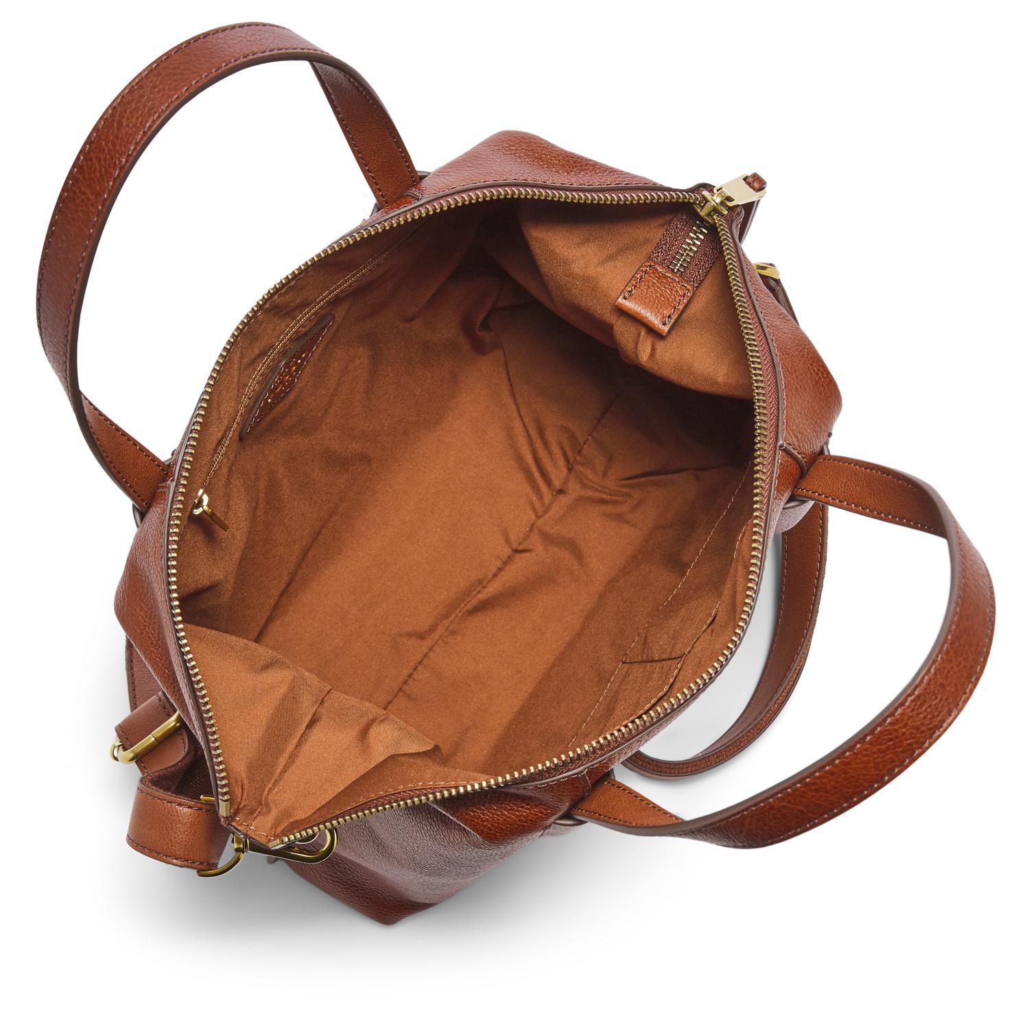 Fossil Leather Skylar Satchel Shb2657213 in Brown Lyst