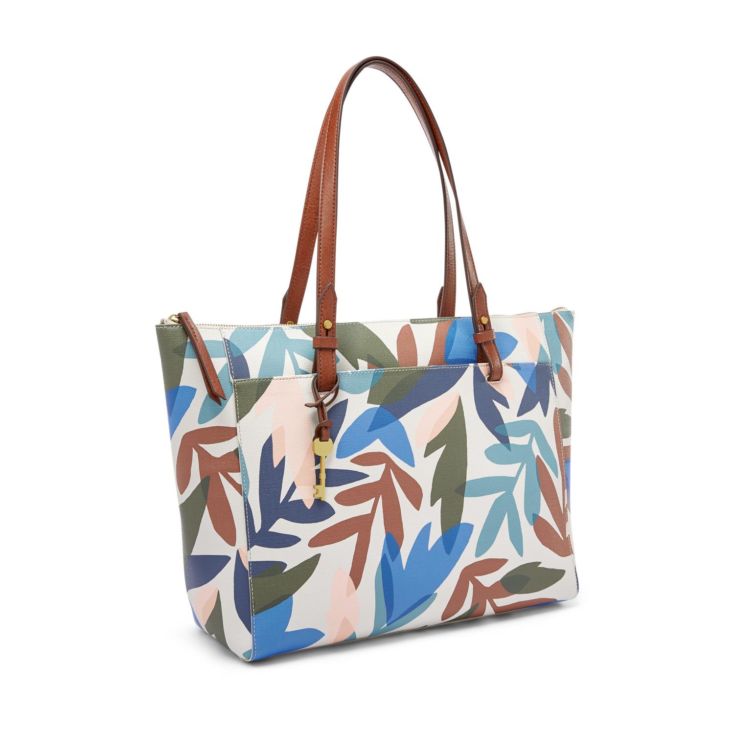 fossil rachel tote with zipper