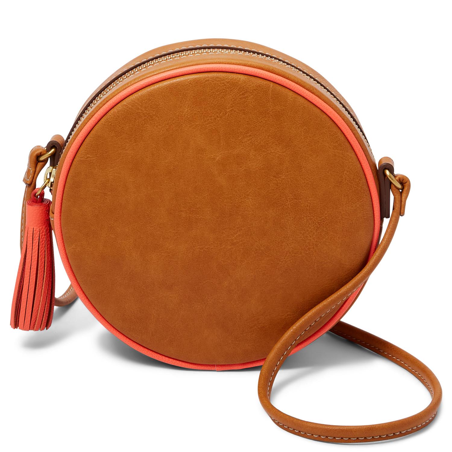 tan circle bag