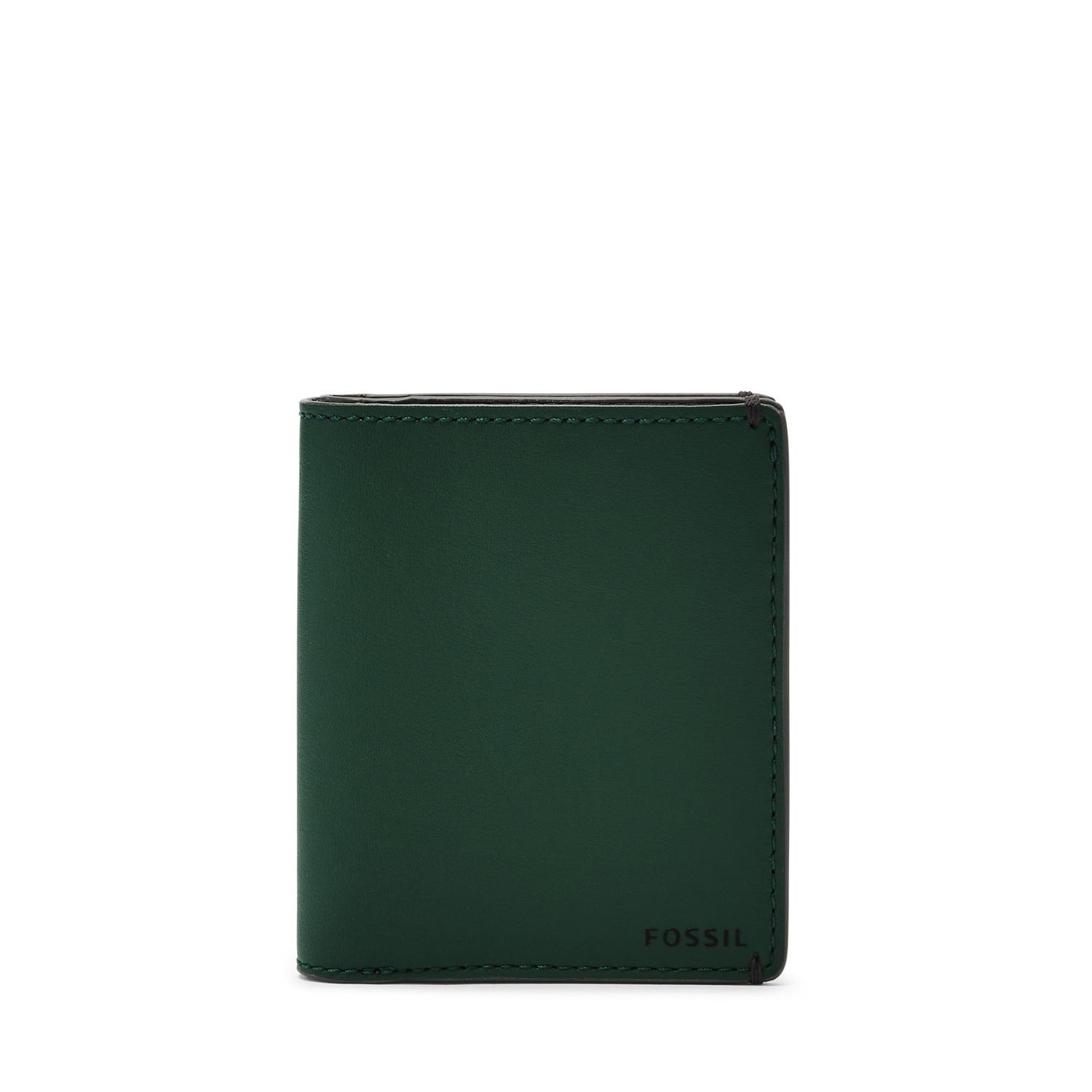 Fossil Leather Joshua Fpwbifold in Green for Men Lyst