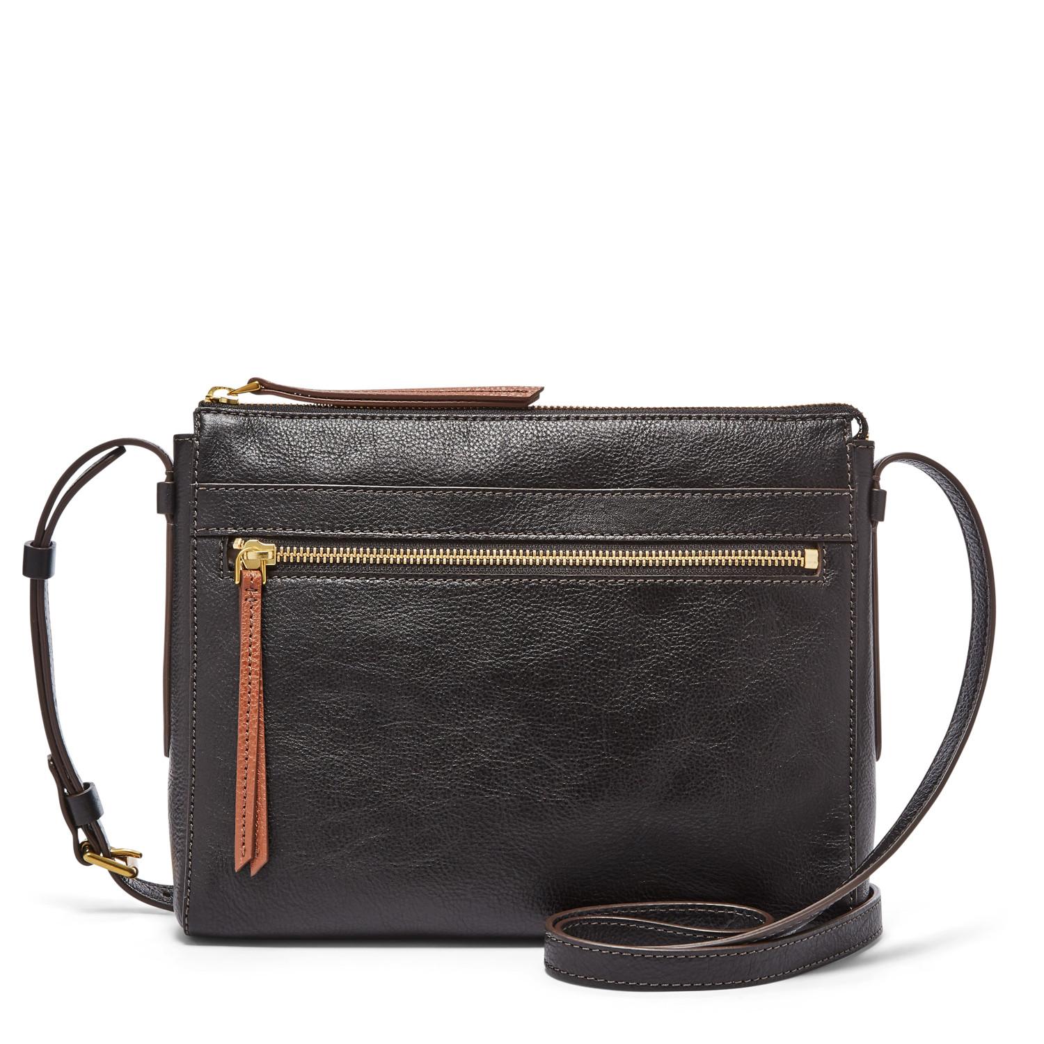 fossil felicity satchel black