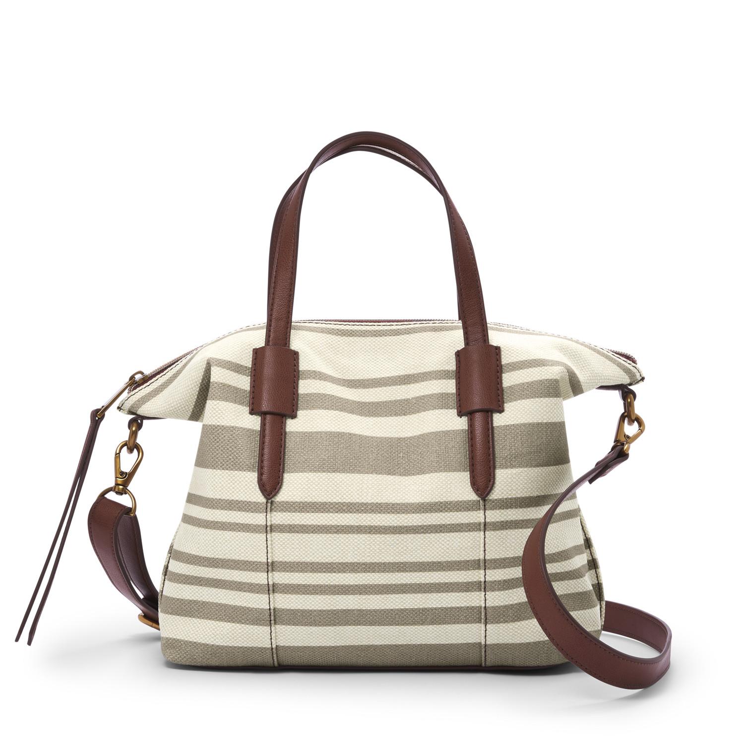 Fossil Cotton Skylar Satchel | Lyst