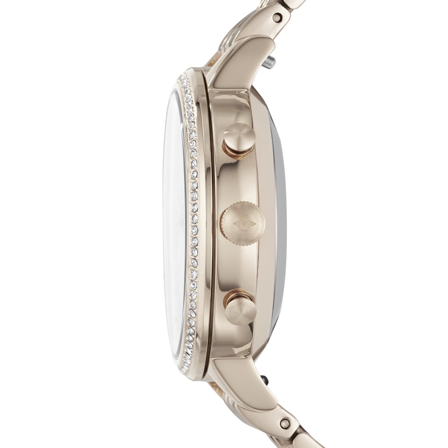 fossil pastel pink smartwatch