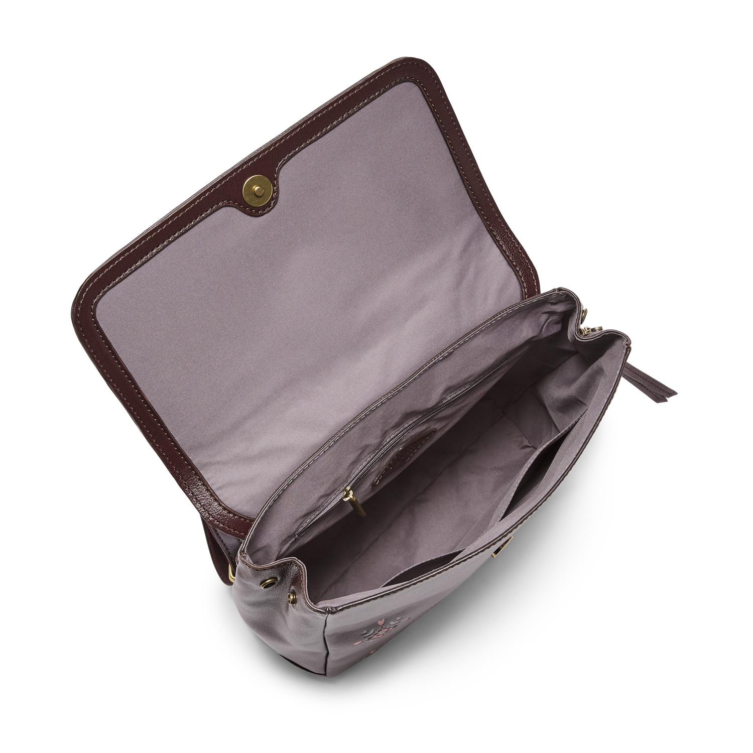 fossil claire backpack black