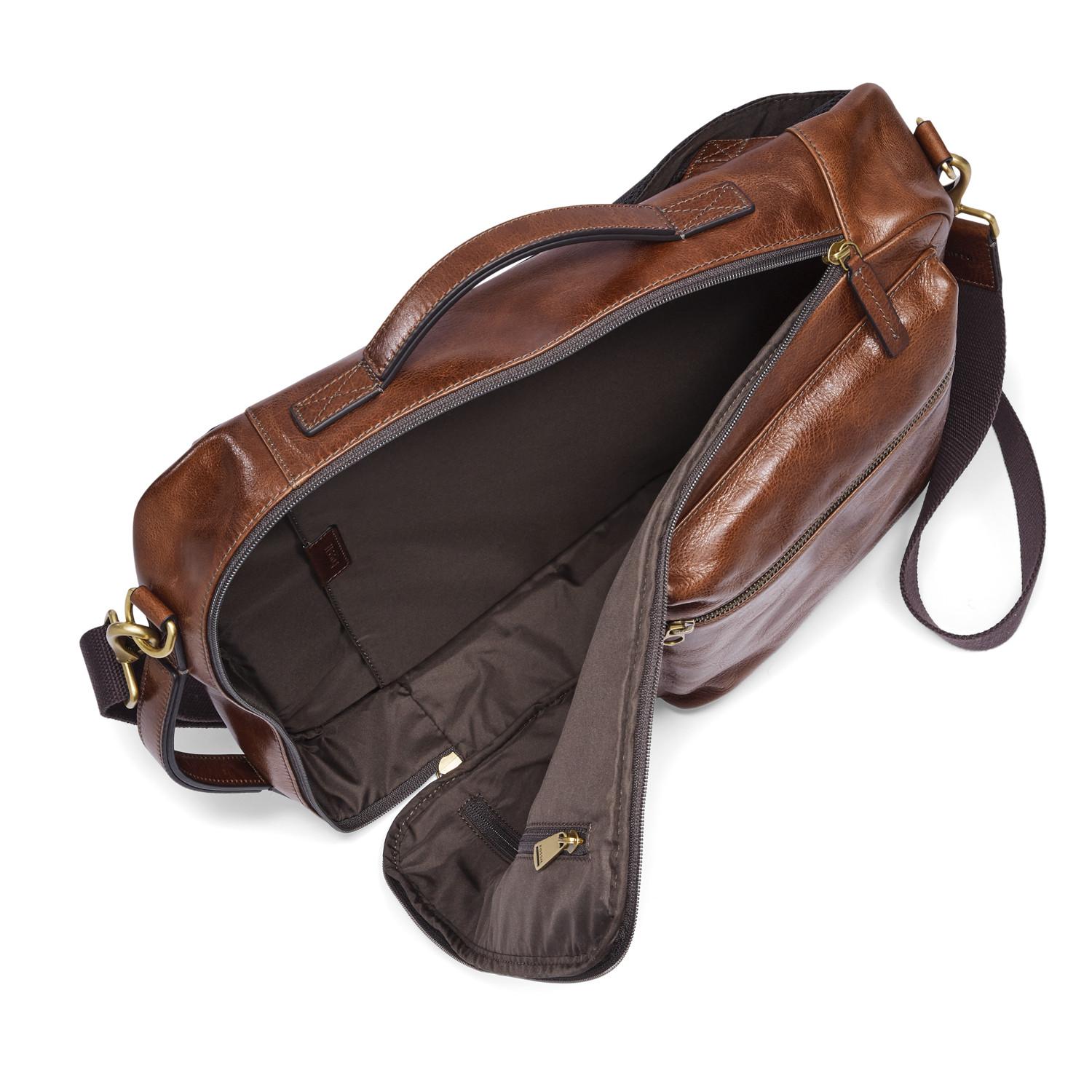 Fossil Leather Buckner Convertible Backpack in Brown for Men Lyst