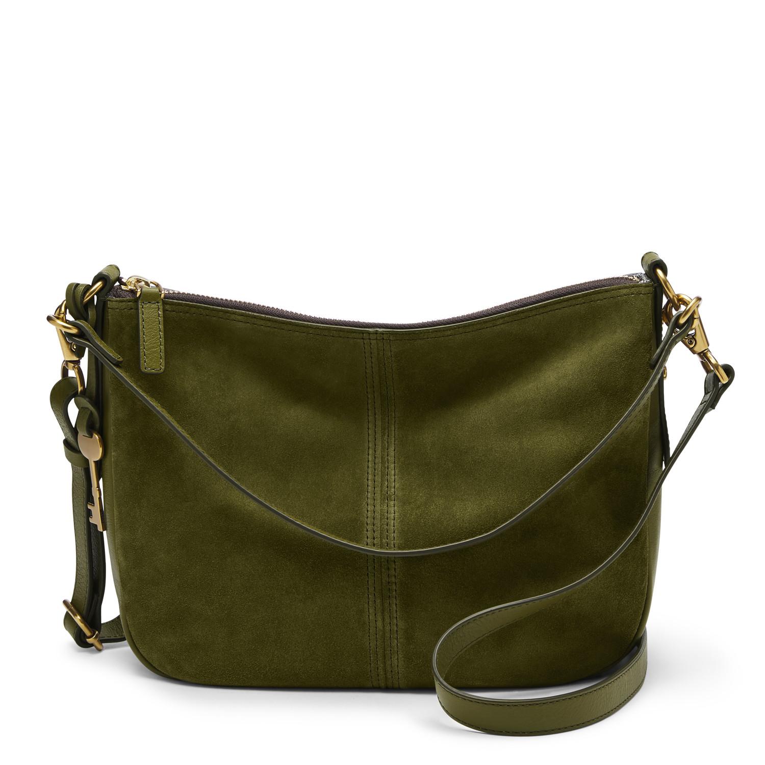 Fossil Leather Jolie Crossbody in Green 